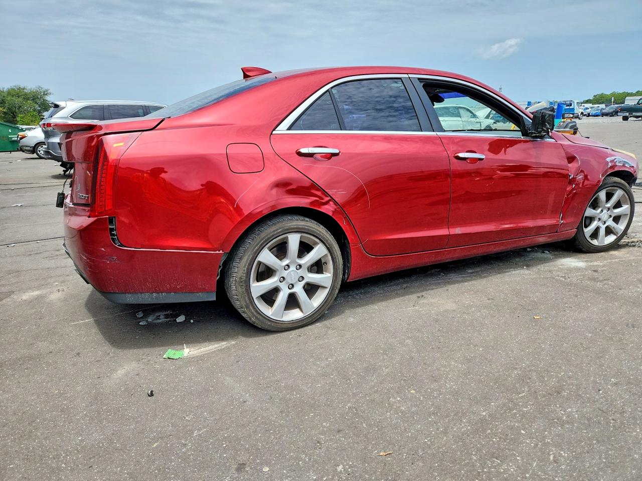 2015 Cadillac Ats Red vin: 1G6AG5RX8F0131377