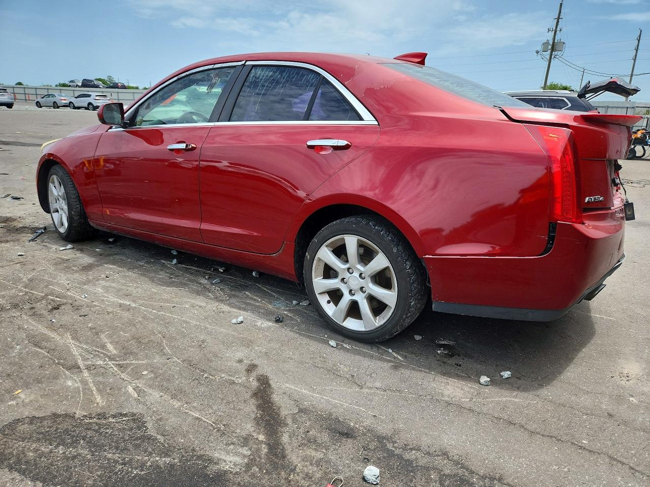2015 Cadillac Ats Red vin: 1G6AG5RX8F0131377