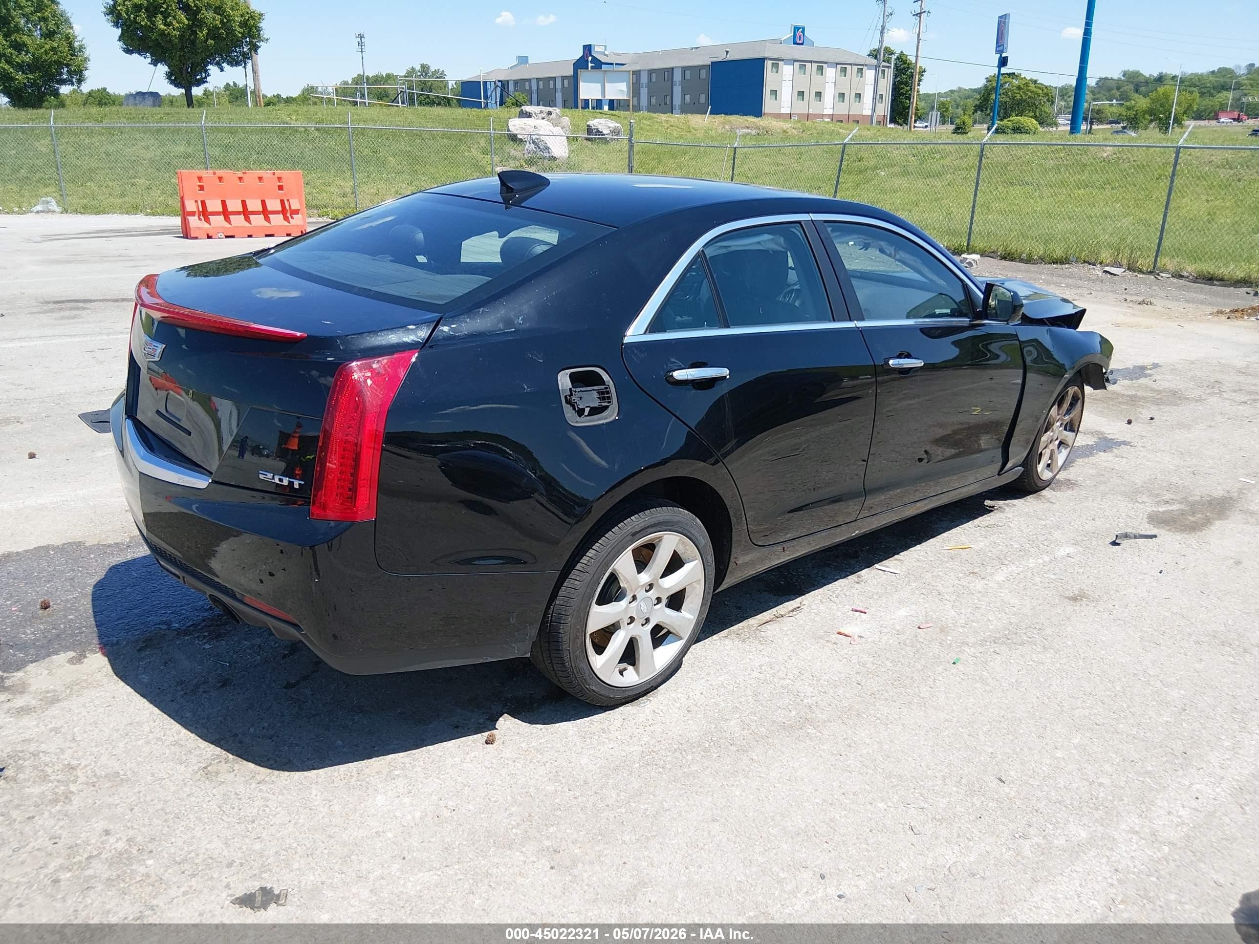 2015 Cadillac Ats Standard Black vin: 1G6AG5RX8F0137924