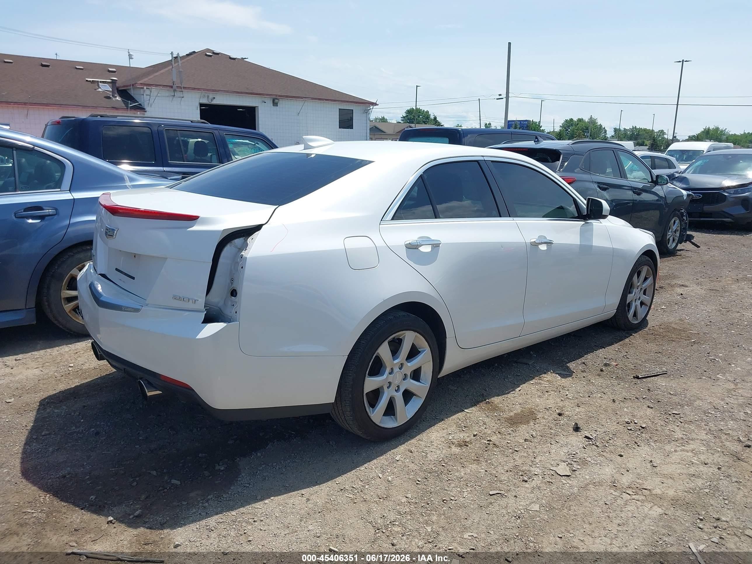 2015 Cadillac Ats Standard White vin: 1G6AG5RX8F0143335