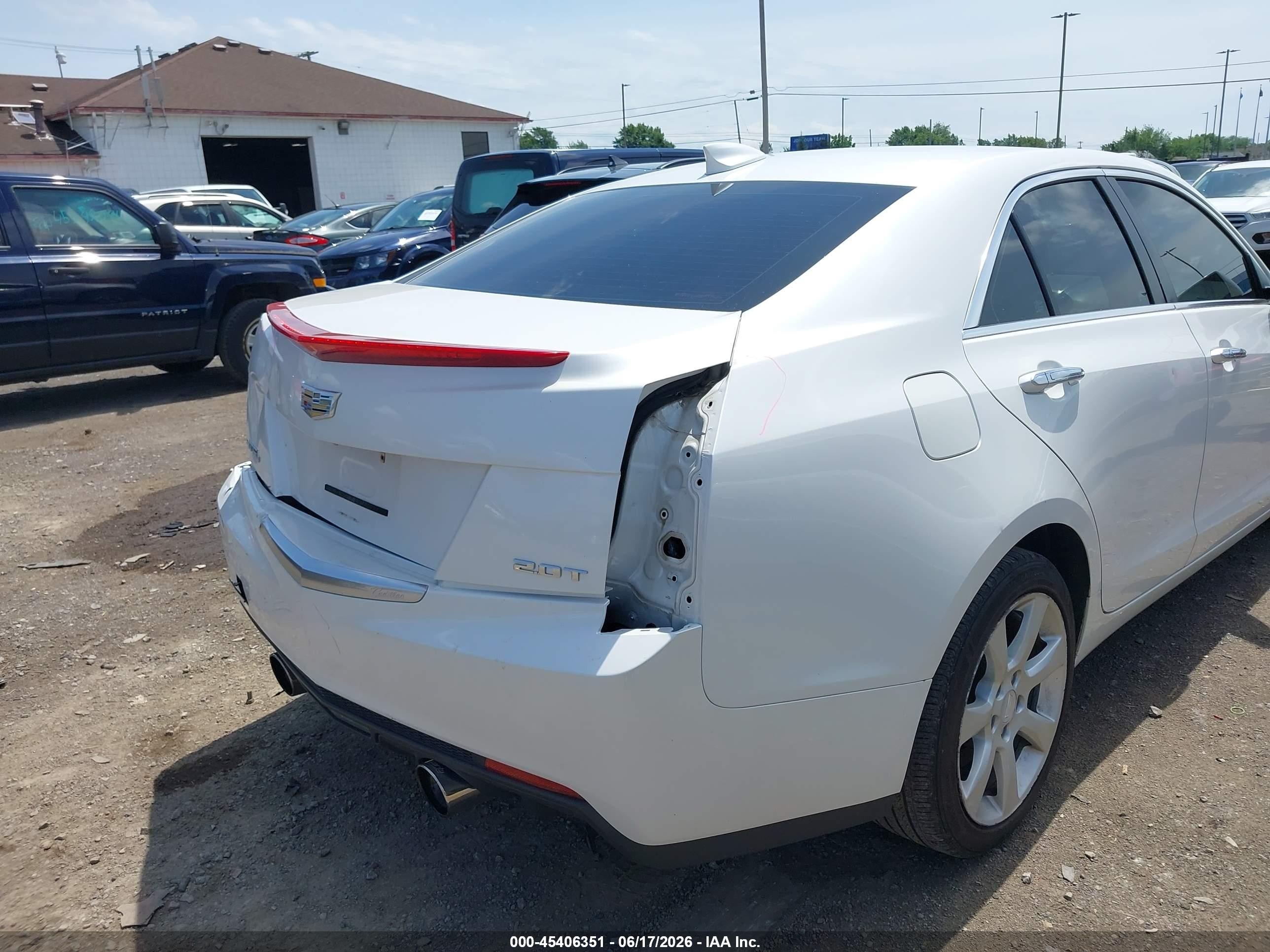 2015 Cadillac Ats Standard White vin: 1G6AG5RX8F0143335