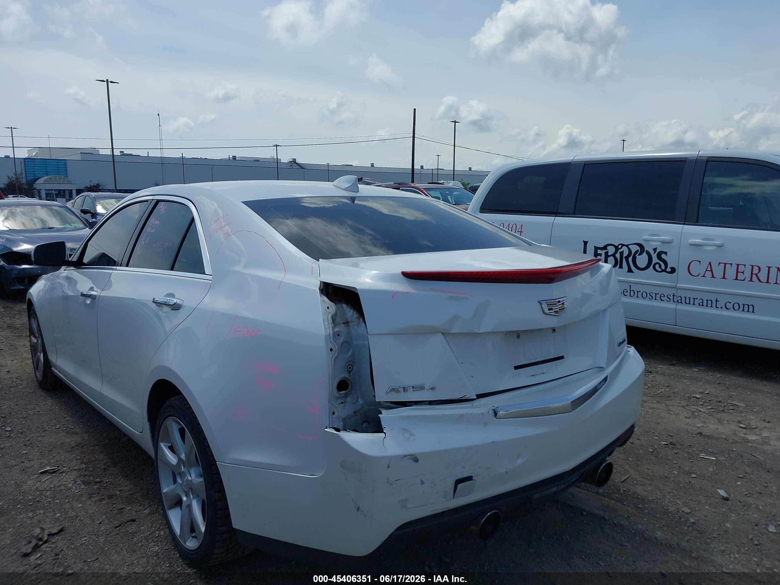 2015 Cadillac Ats Standard White vin: 1G6AG5RX8F0143335