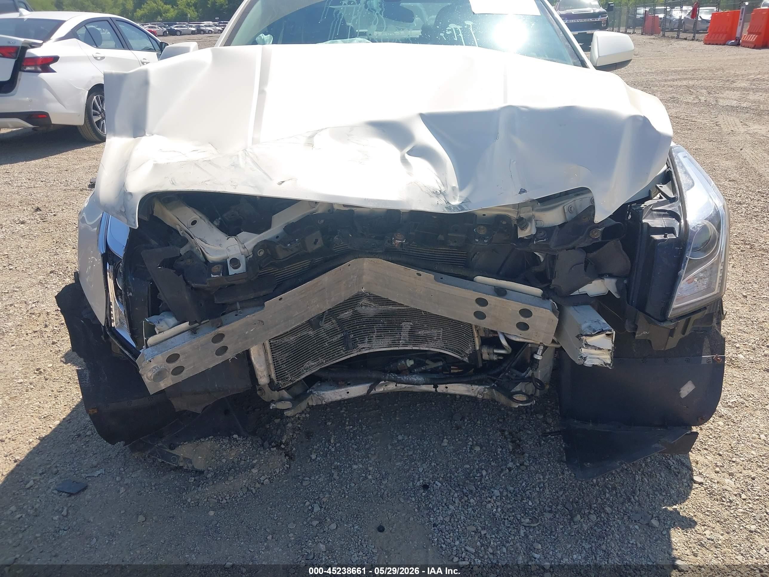 2014 Cadillac Ats Standard White vin: 1G6AG5RX9E0101206