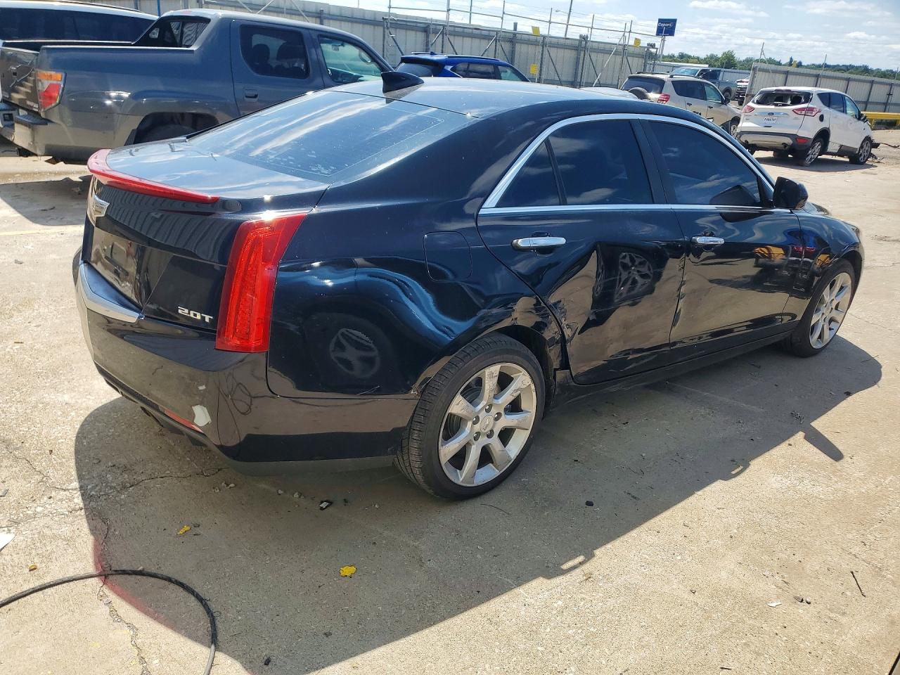 2015 Cadillac Ats Black vin: 1G6AG5RX9F0106973