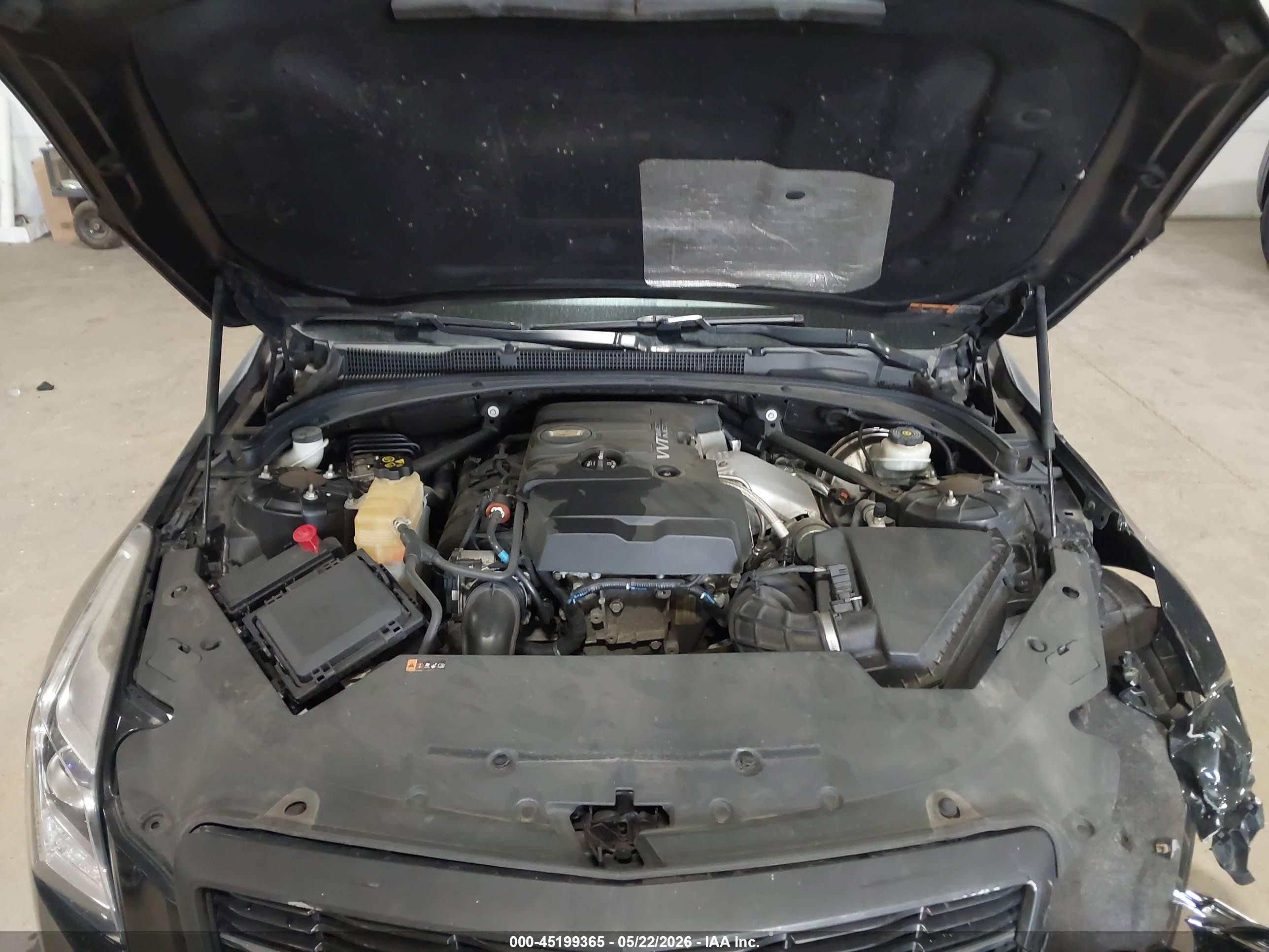 2015 Cadillac Ats Standard Черный vin: 1G6AG5RX9F0130139