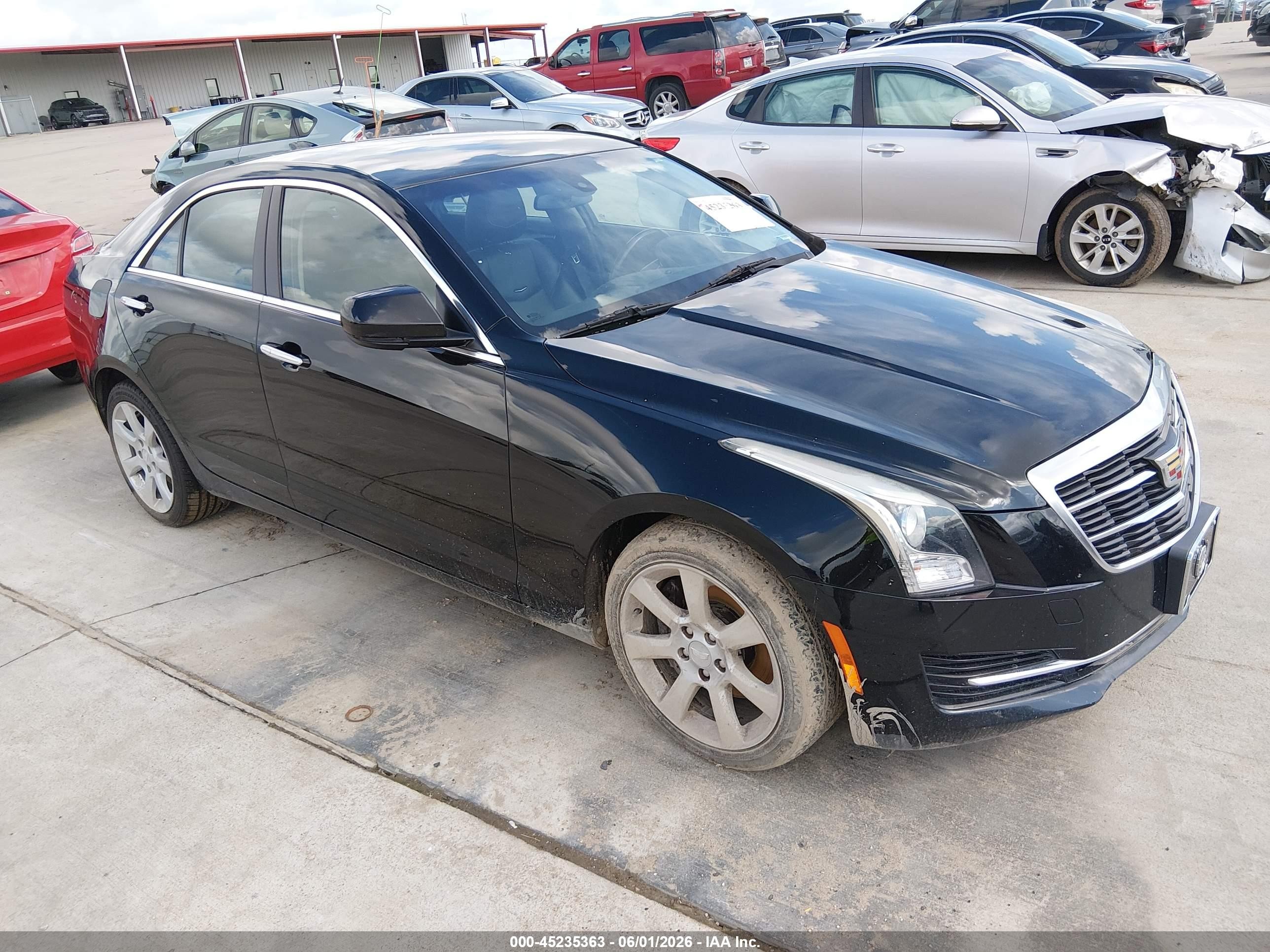 2015 Cadillac Ats Standard Black vin: 1G6AG5RX9F0130822