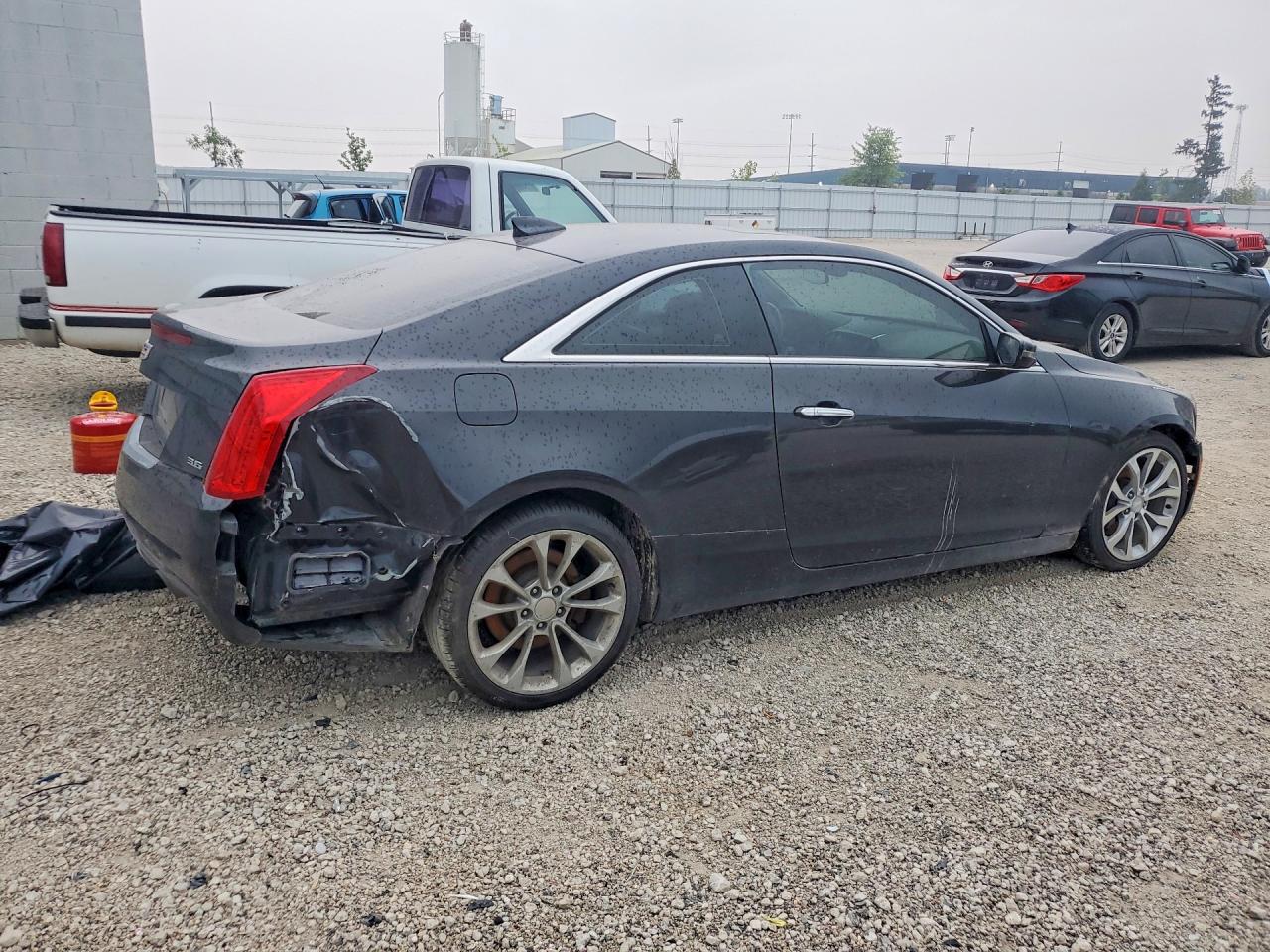 2015 Cadillac Ats Luxury Black vin: 1G6AH1R34F0138717
