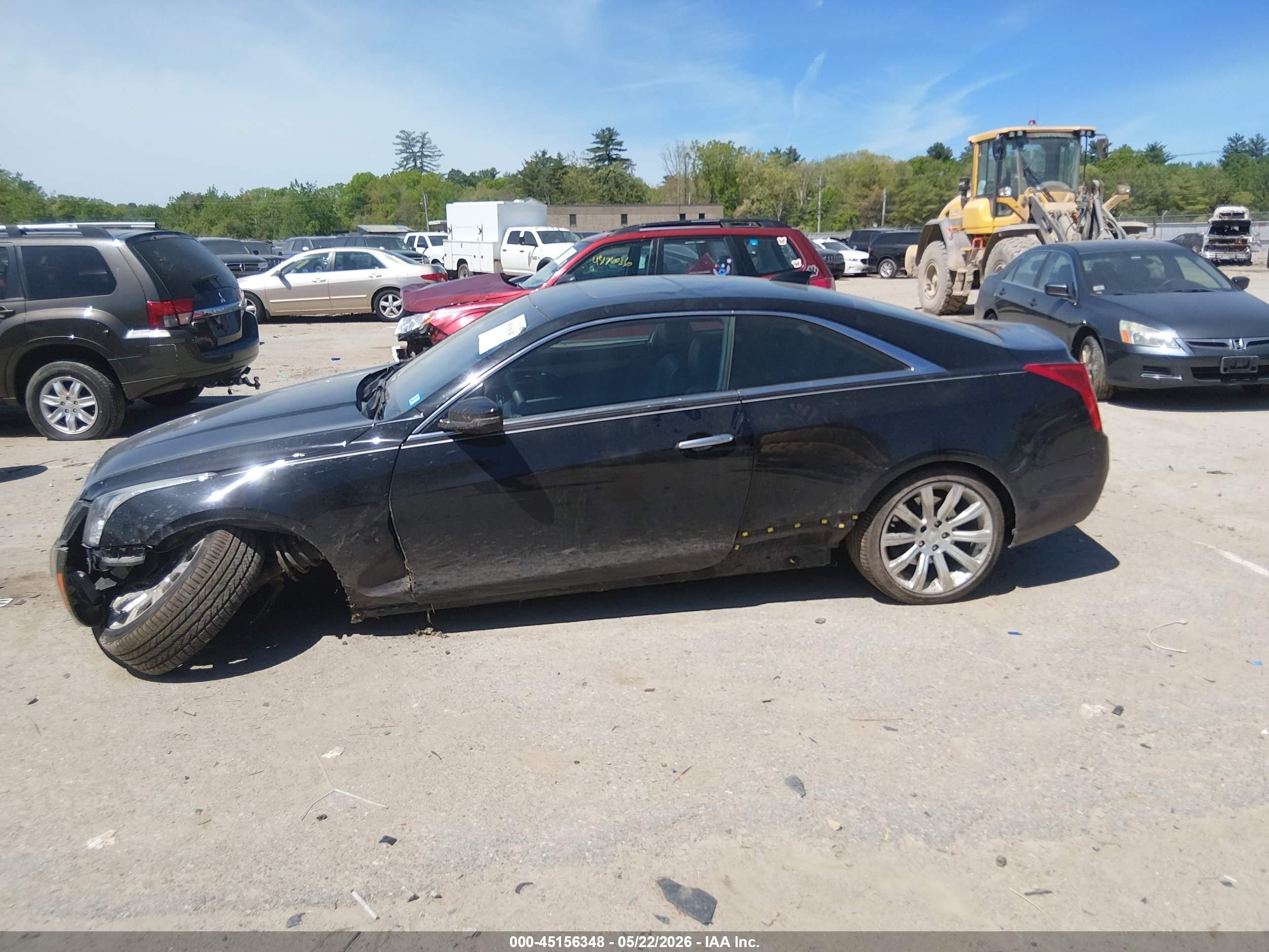 2015 Cadillac Ats Luxury Black vin: 1G6AH1RX4F0126294