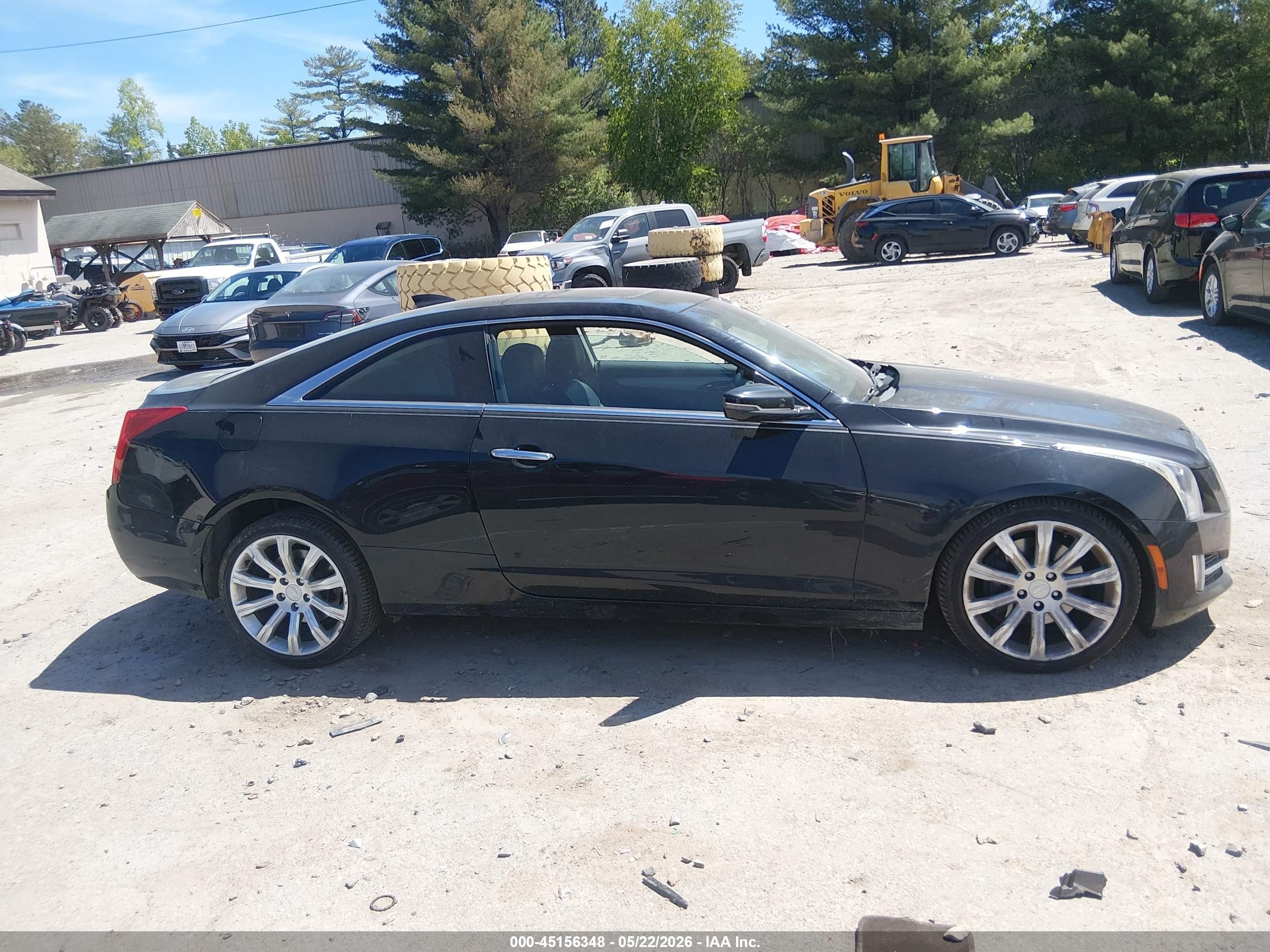 2015 Cadillac Ats Luxury Black vin: 1G6AH1RX4F0126294