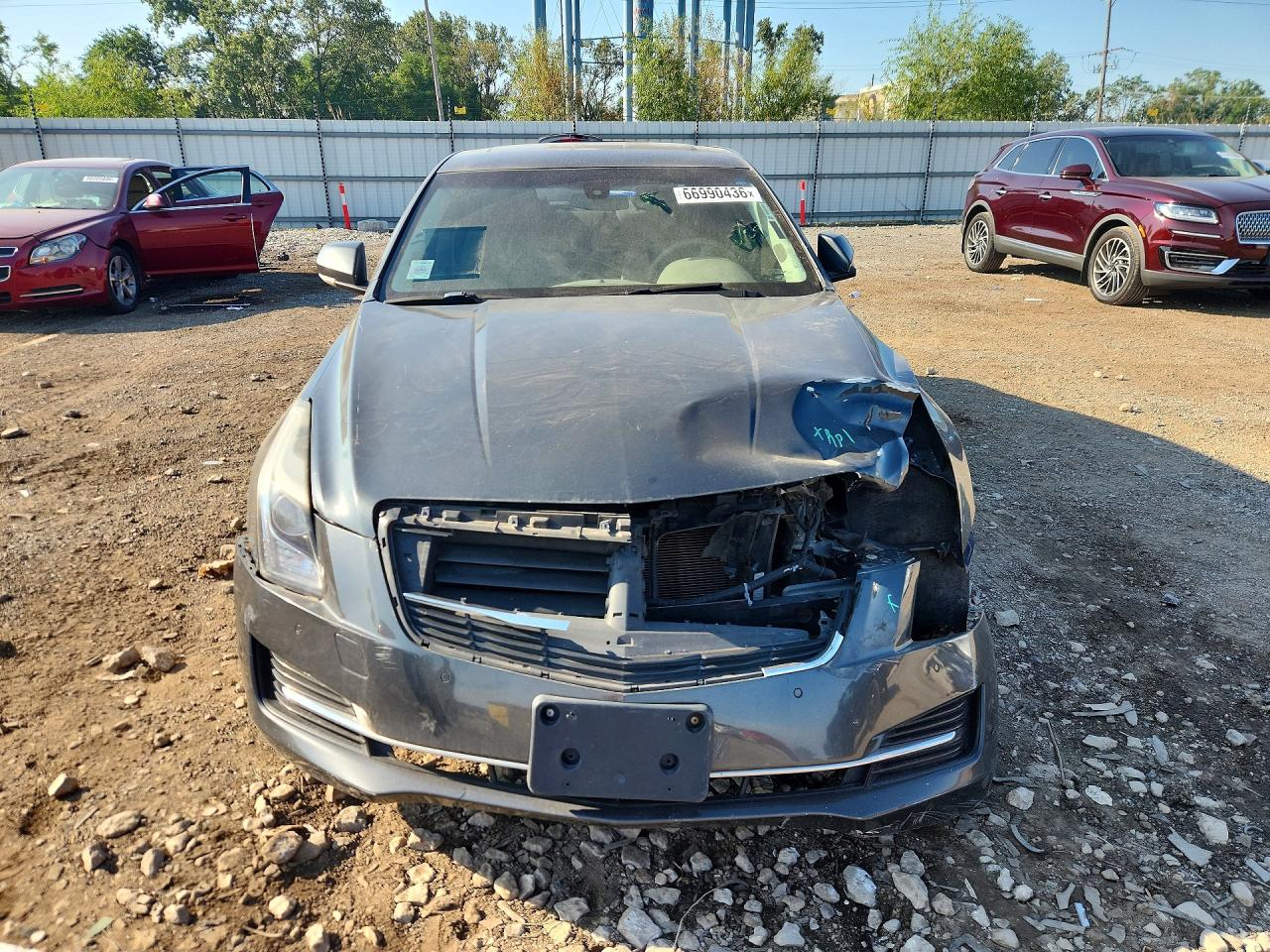 2015 Cadillac Ats Luxury Gray vin: 1G6AH5R34F0129765