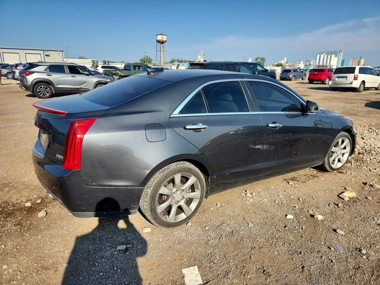 2015 Cadillac Ats Luxury Gray vin: 1G6AH5R34F0129765