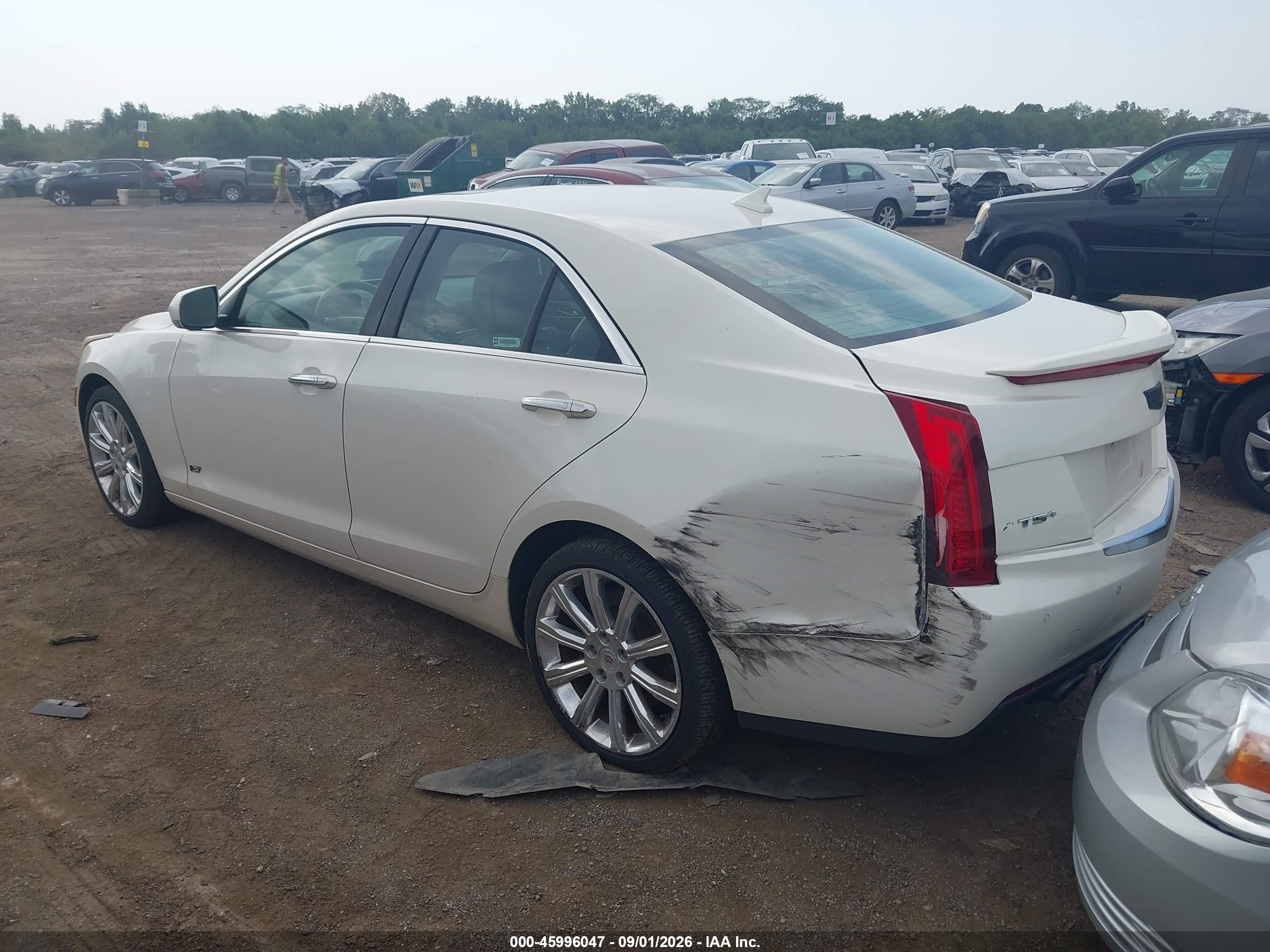 2014 Cadillac Ats Luxury Белый vin: 1G6AH5R35E0146282