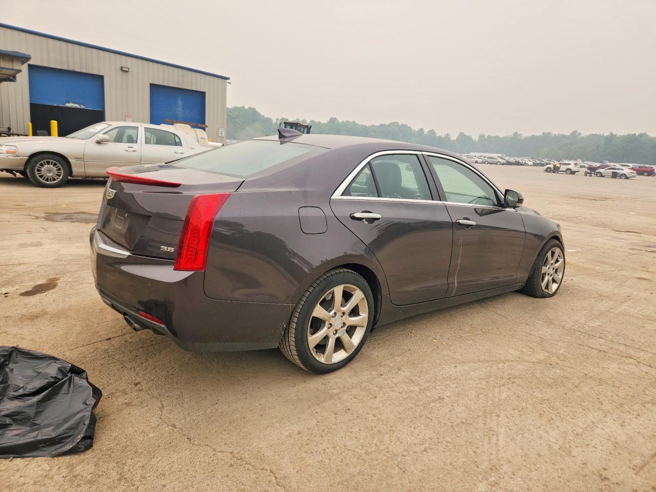2015 Cadillac Ats Luxury Black vin: 1G6AH5R35F0136160