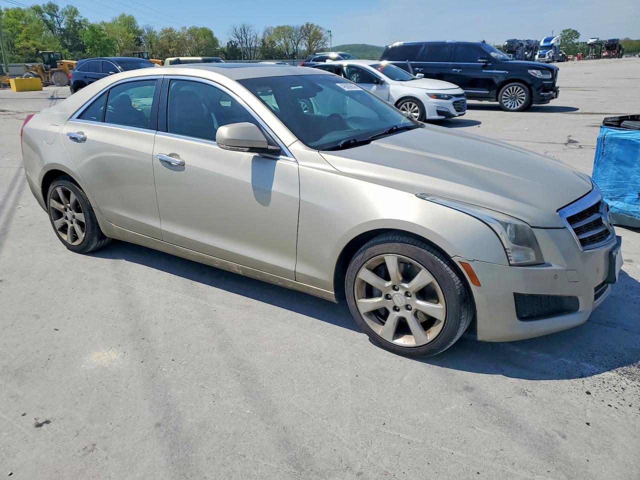 2013 Cadillac Ats Luxury Кремовый vin: 1G6AH5R37D0148629