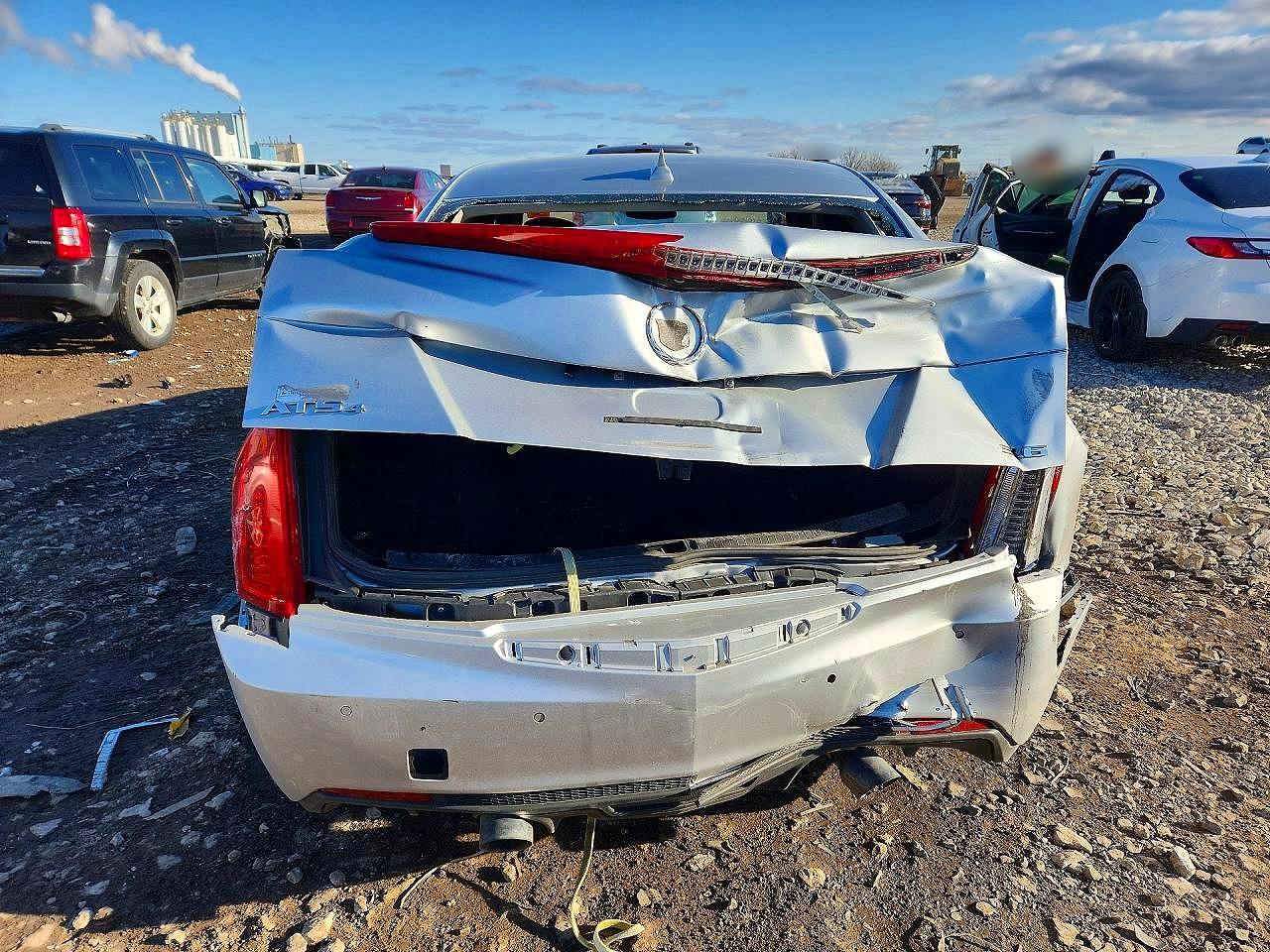 2014 Cadillac Ats Luxury Серебряный vin: 1G6AH5R38E0185934