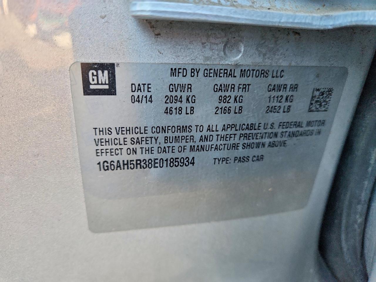 2014 Cadillac Ats Luxury Серебряный vin: 1G6AH5R38E0185934