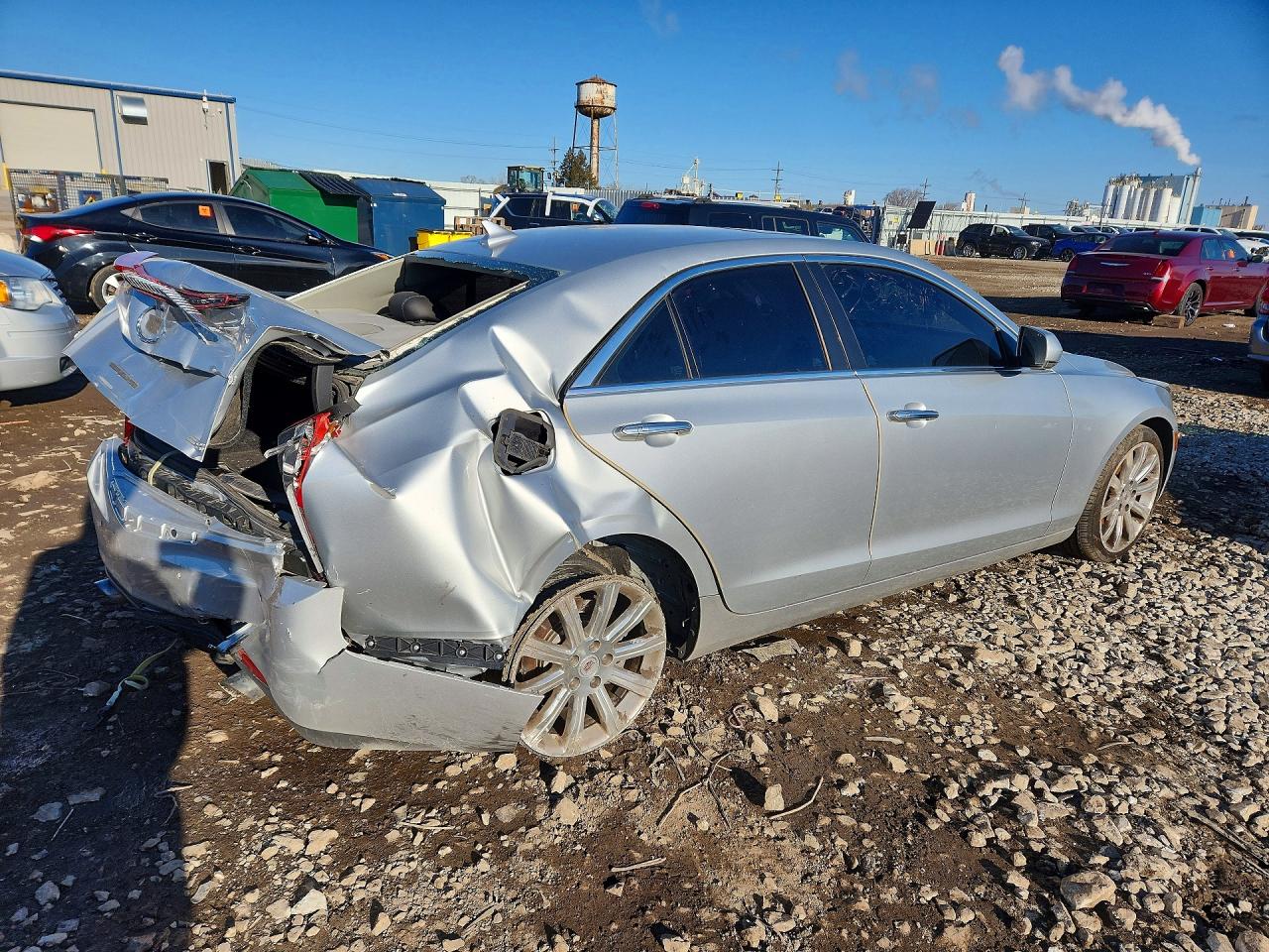 2014 Cadillac Ats Luxury Серебряный vin: 1G6AH5R38E0185934