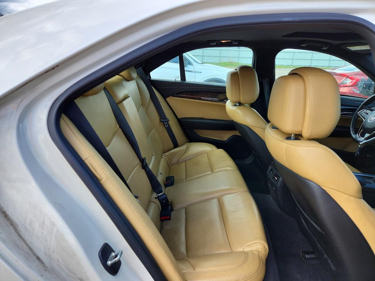 2013 Cadillac Ats Luxury Белый vin: 1G6AH5R39D0120332
