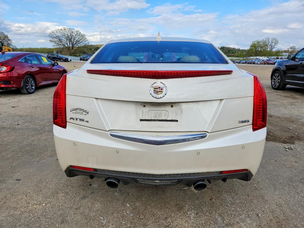 2013 Cadillac Ats Luxury Белый vin: 1G6AH5R39D0120332