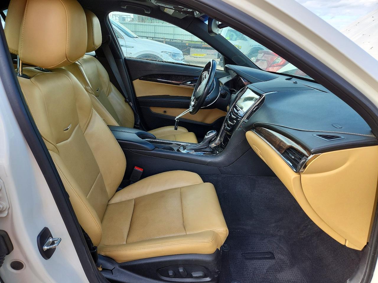 2013 Cadillac Ats Luxury Белый vin: 1G6AH5R39D0120332