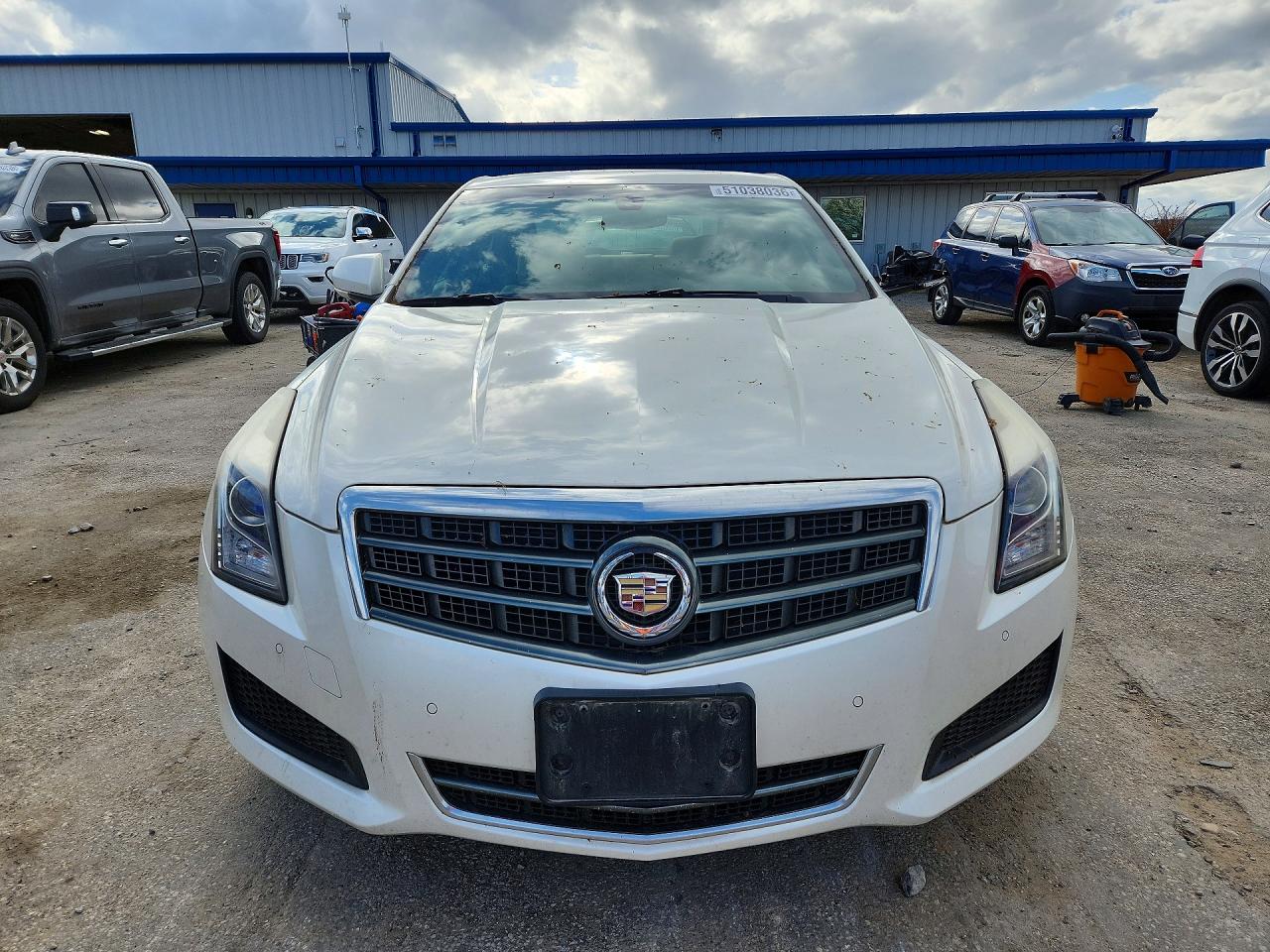 2013 Cadillac Ats Luxury Белый vin: 1G6AH5R39D0120332