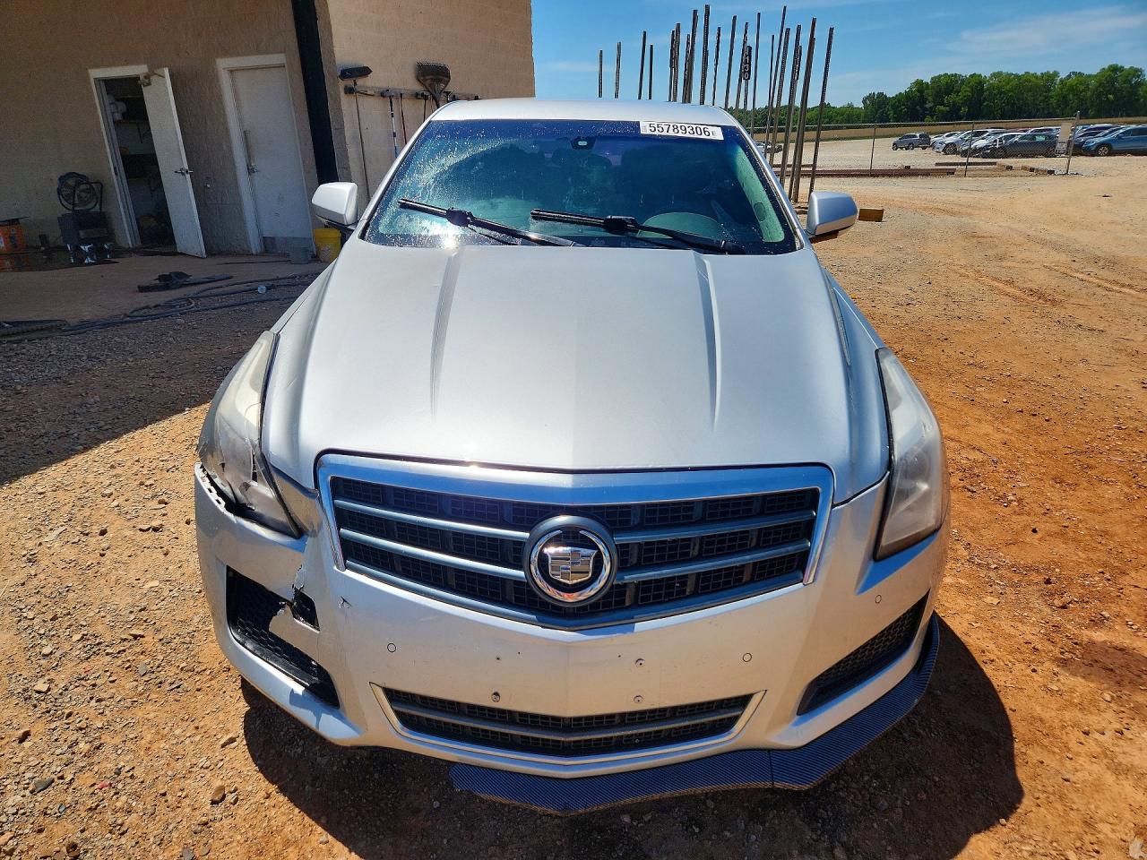 2013 Cadillac Ats Luxury Silver vin: 1G6AH5R3XD0110280