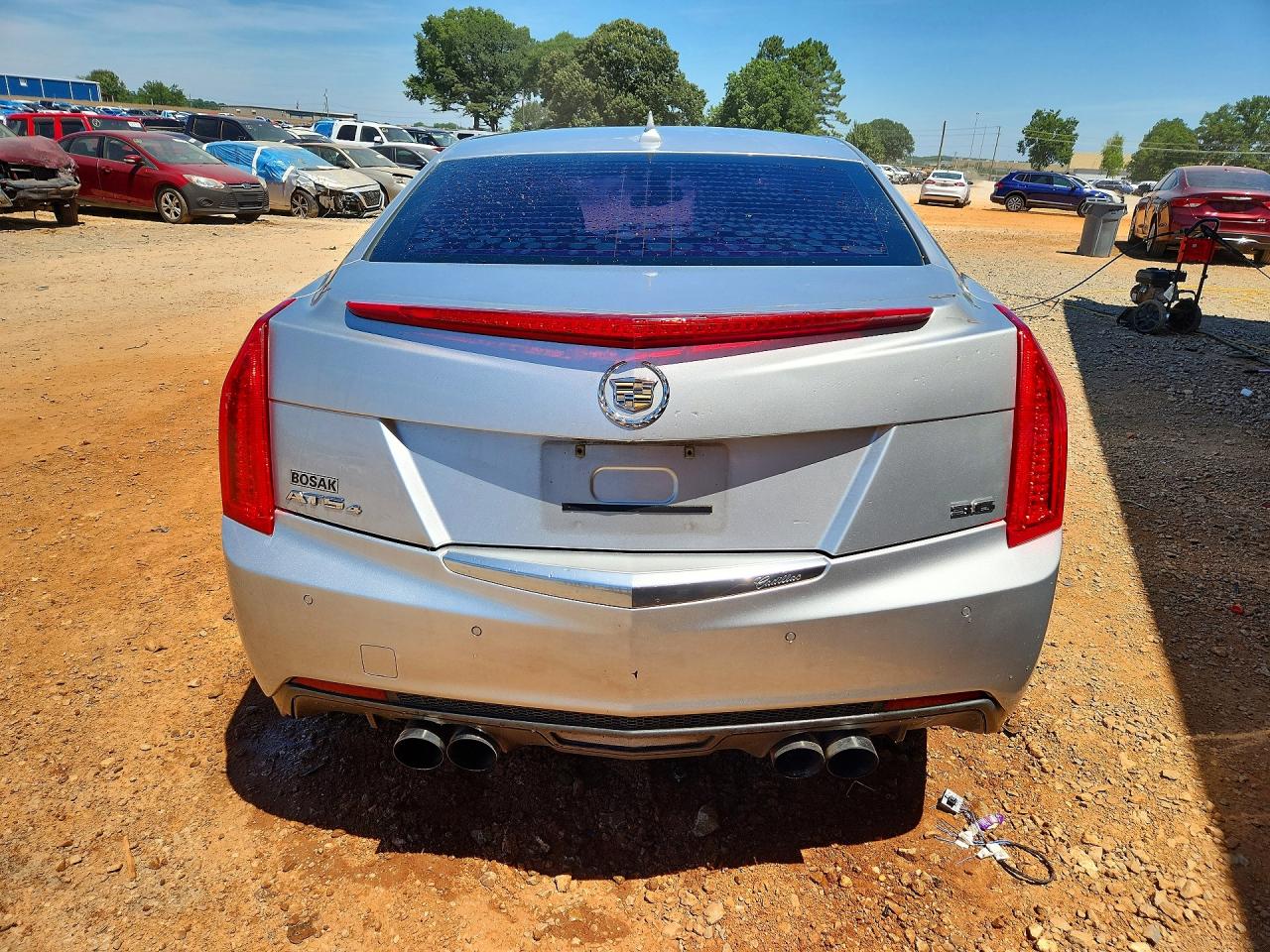 2013 Cadillac Ats Luxury Silver vin: 1G6AH5R3XD0110280
