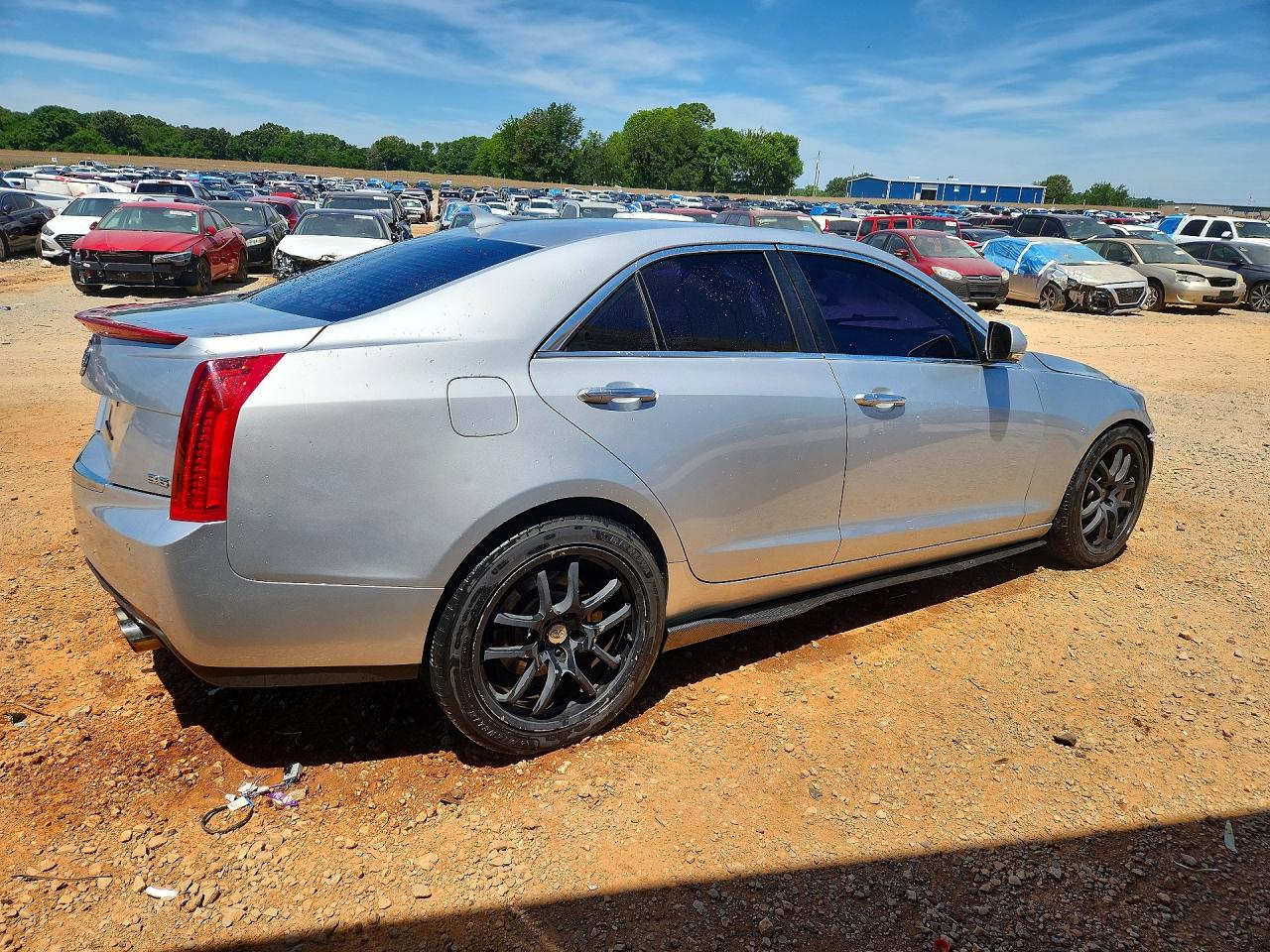 2013 Cadillac Ats Luxury Silver vin: 1G6AH5R3XD0110280