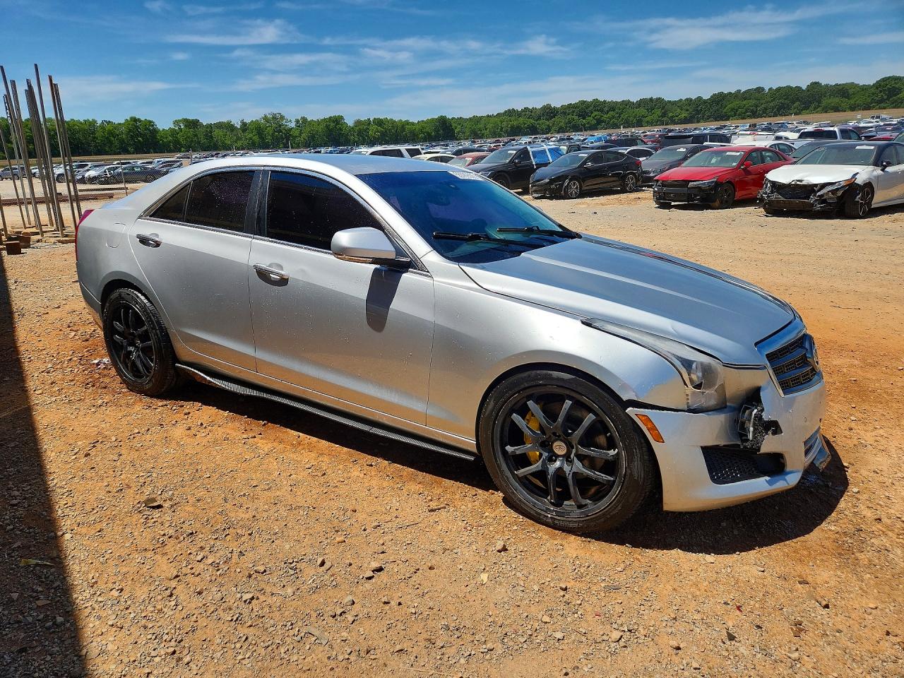 2013 Cadillac Ats Luxury Silver vin: 1G6AH5R3XD0110280