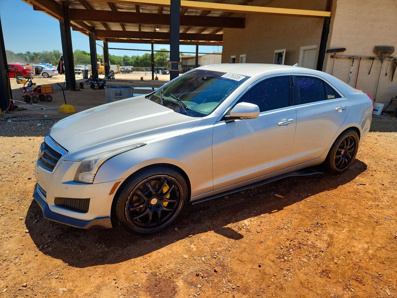 2013 Cadillac Ats Luxury Silver vin: 1G6AH5R3XD0110280