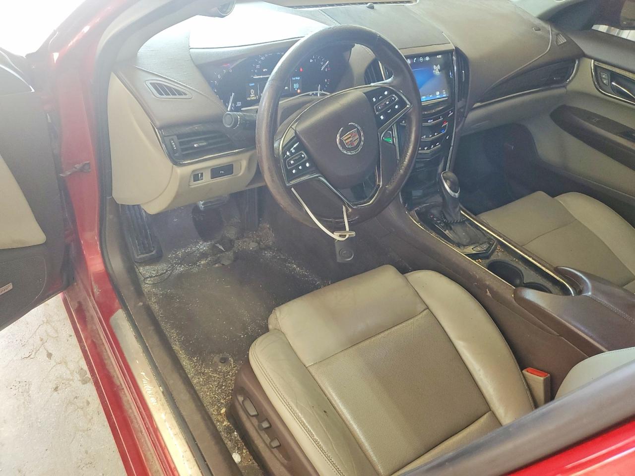 2013 Cadillac Ats Luxury Красный vin: 1G6AH5RX0D0141833