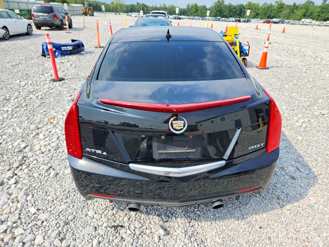 2014 Cadillac Ats Luxury Черный vin: 1G6AH5RX0E0100085