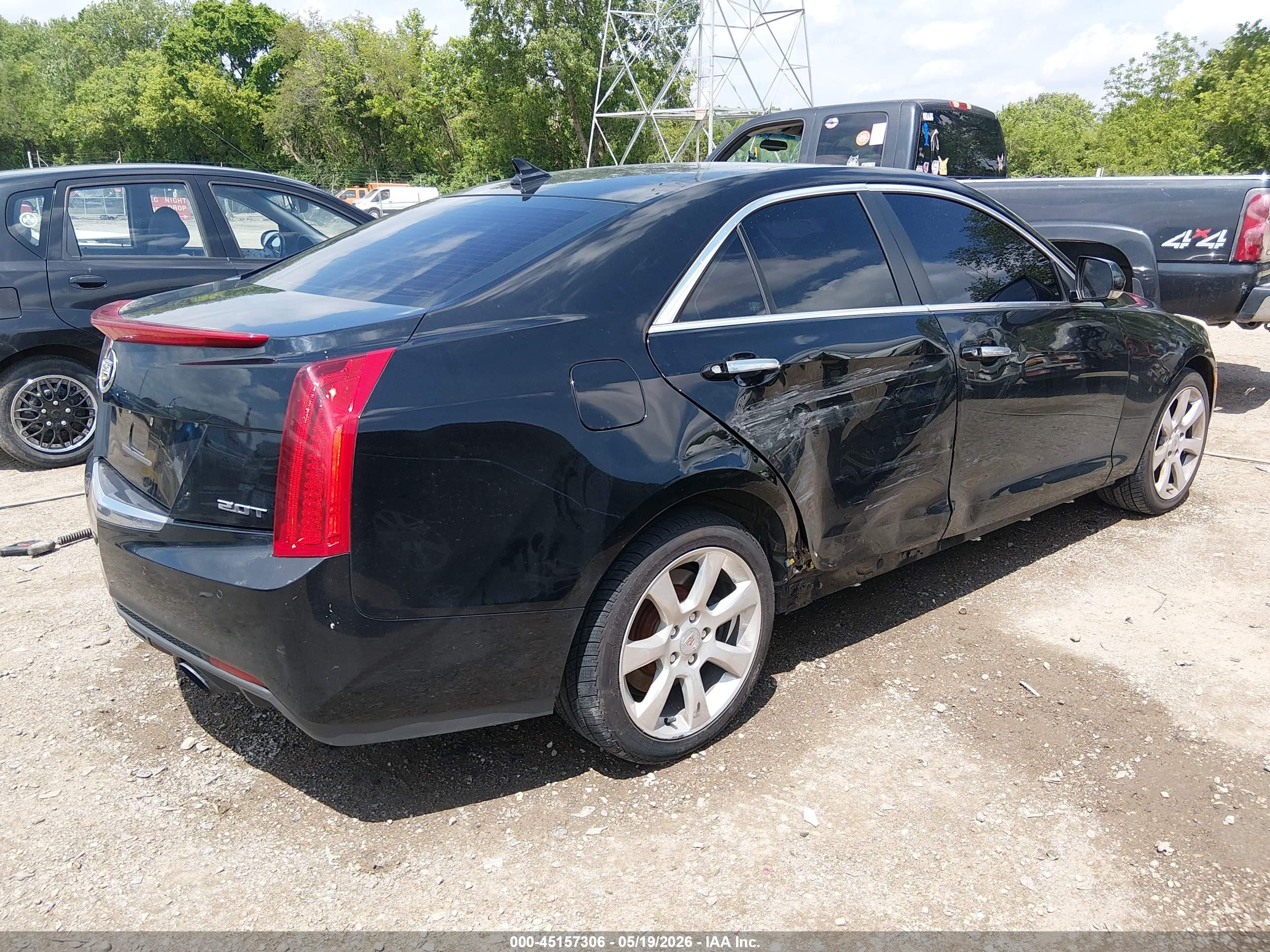 2014 Cadillac Ats Luxury Black vin: 1G6AH5RX1E0186359
