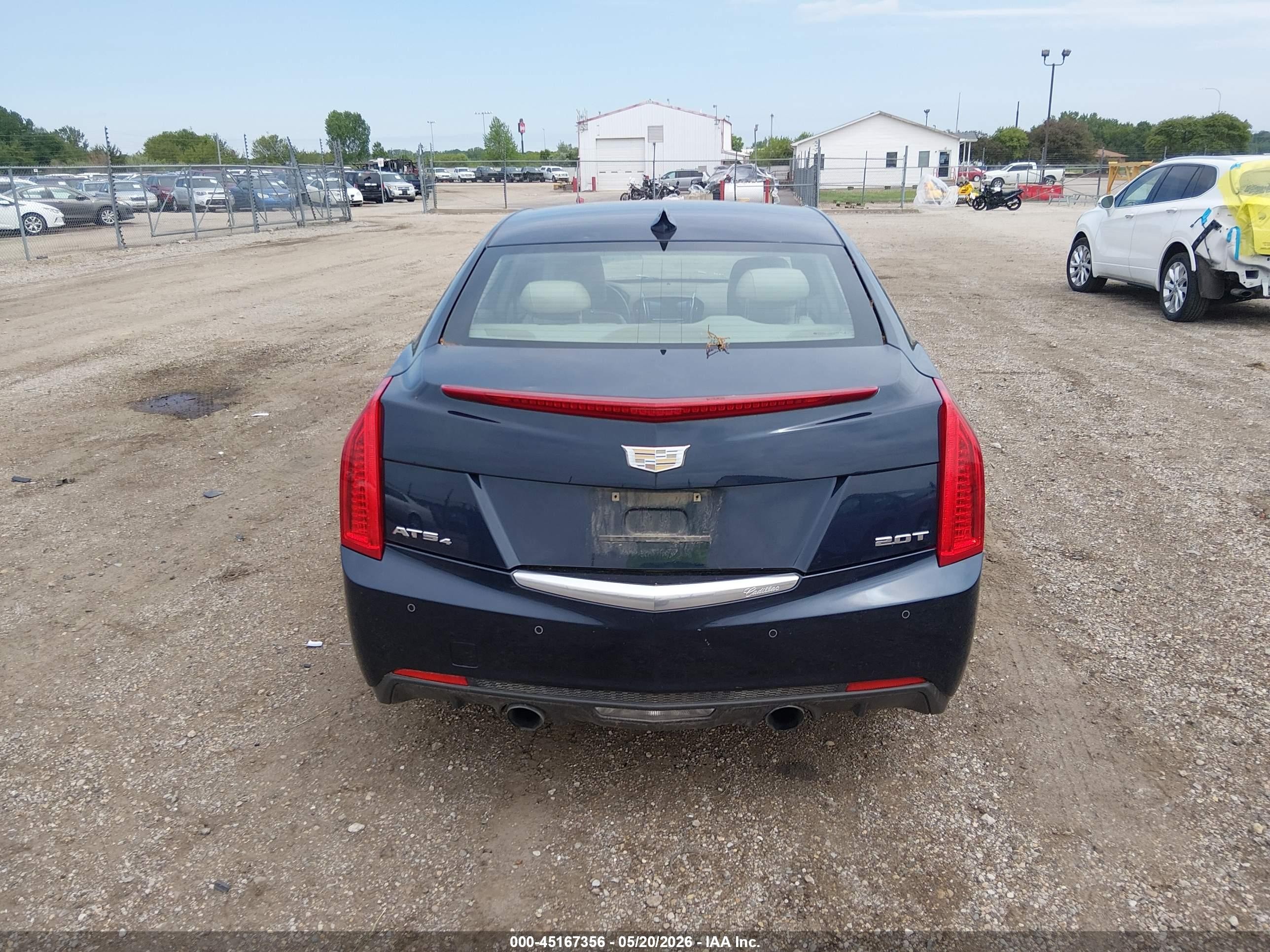 2015 Cadillac Ats Luxury Blue vin: 1G6AH5RX1F0102204