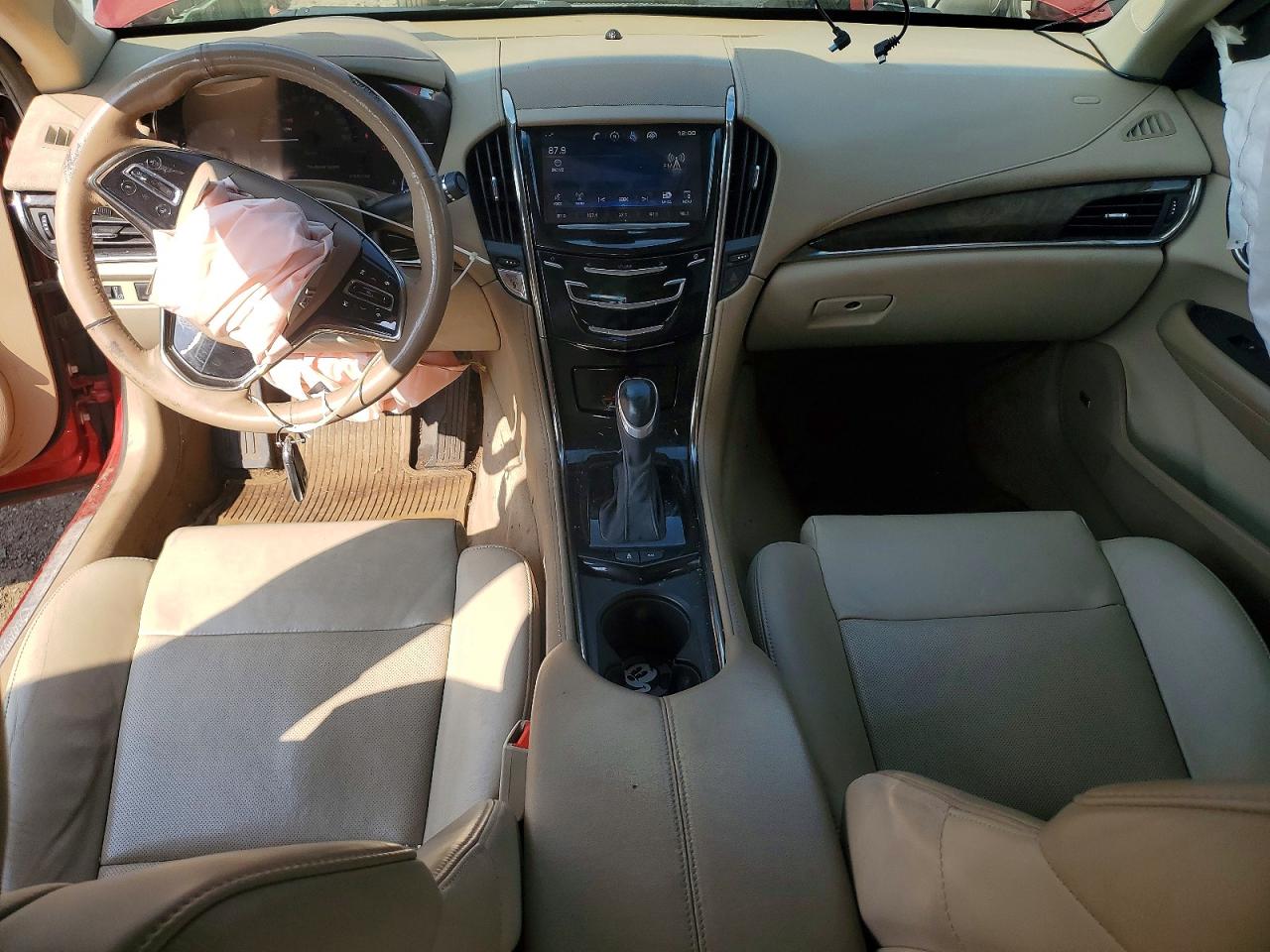 2015 Cadillac Ats Luxury Red vin: 1G6AH5RX1F0107287