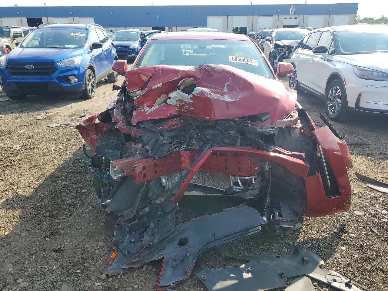 2015 Cadillac Ats Luxury Red vin: 1G6AH5RX1F0107287