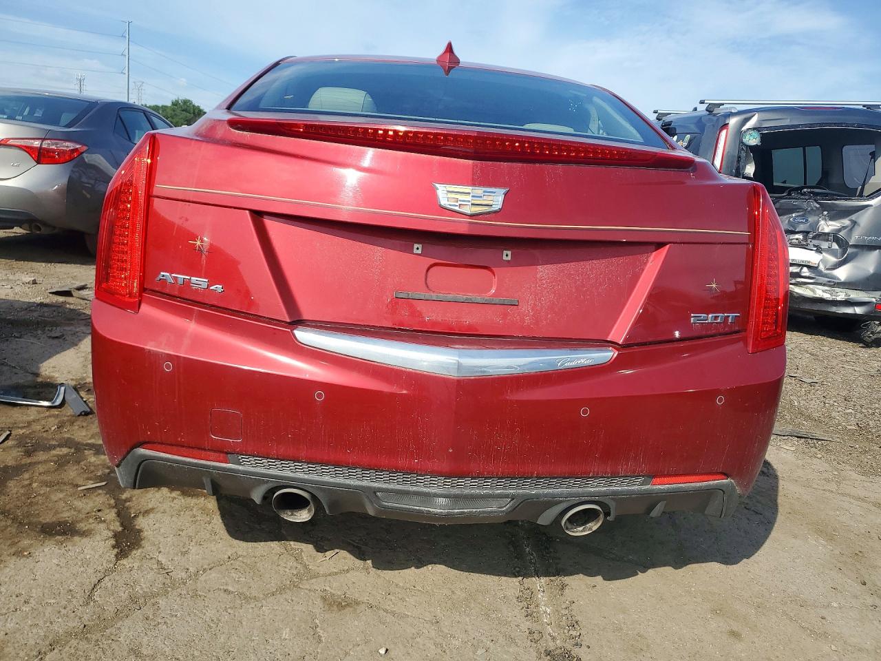 2015 Cadillac Ats Luxury Red vin: 1G6AH5RX1F0107287