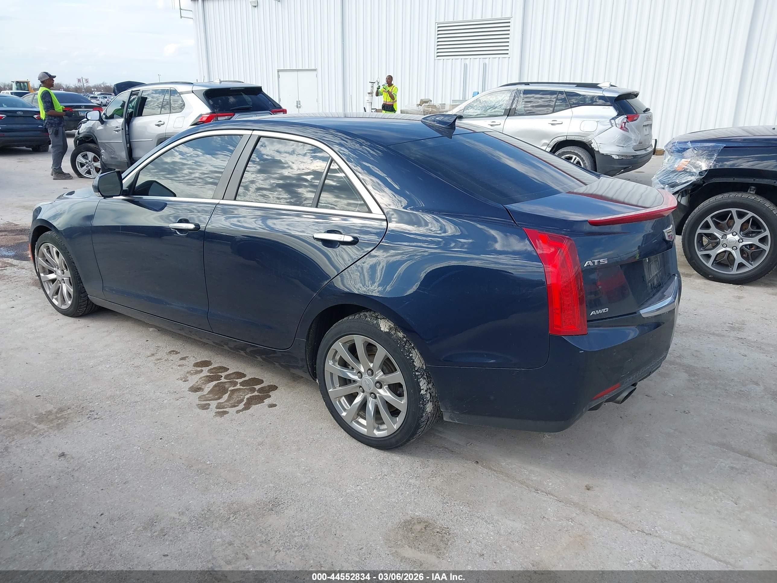 2017 Cadillac Ats Luxury Navy vin: 1G6AH5RX1H0186267