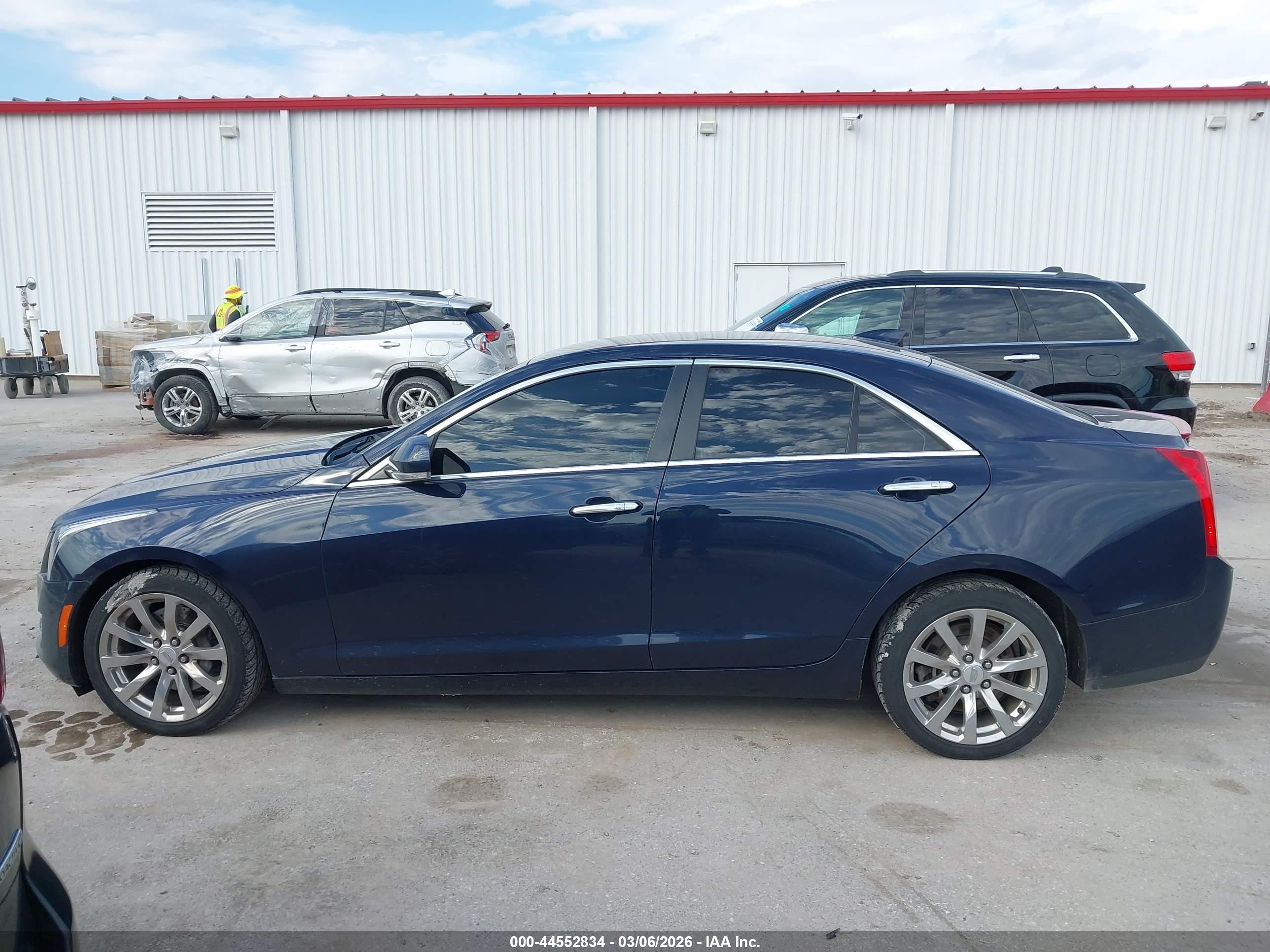 2017 Cadillac Ats Luxury Navy vin: 1G6AH5RX1H0186267