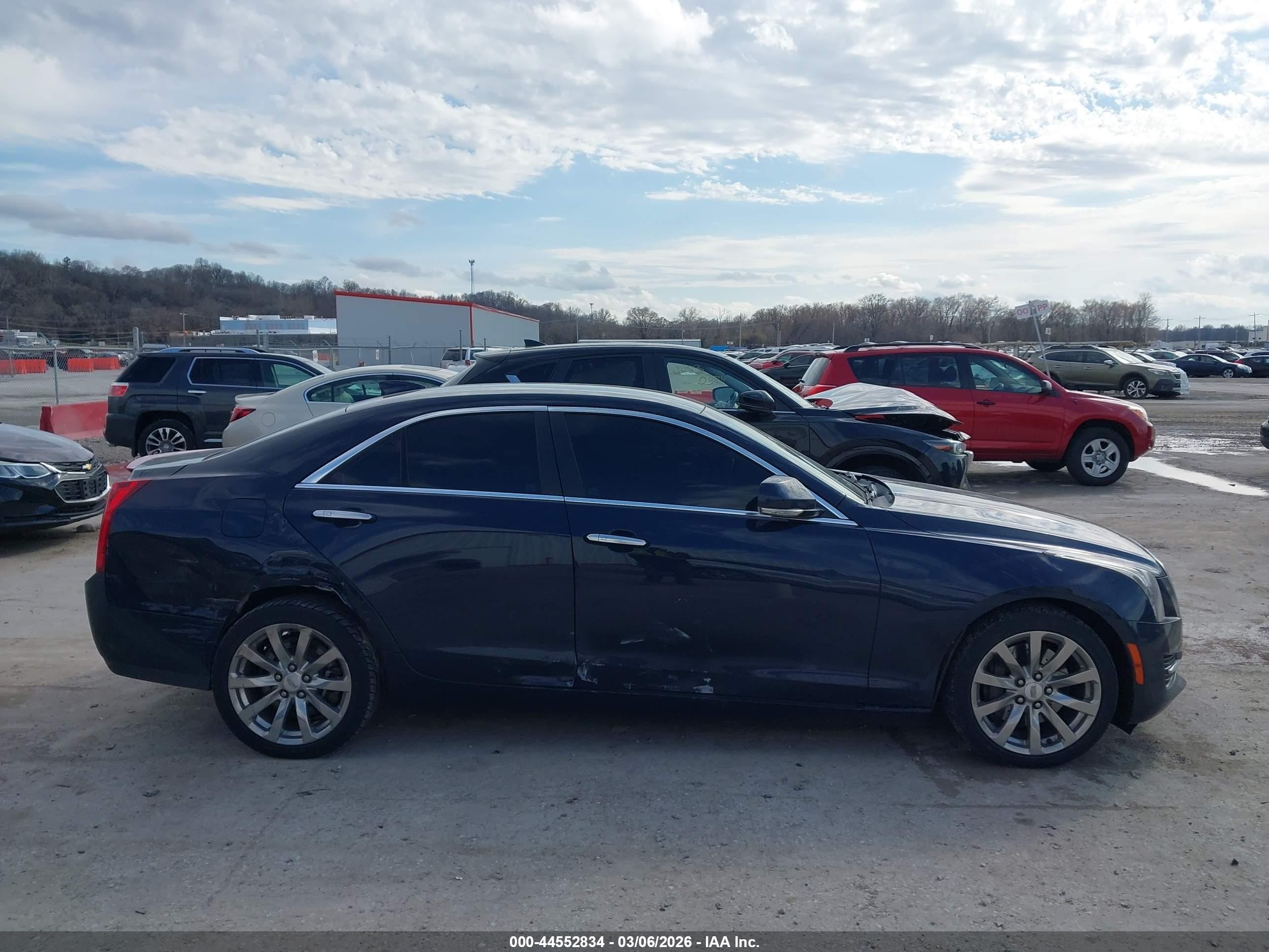 2017 Cadillac Ats Luxury Navy vin: 1G6AH5RX1H0186267