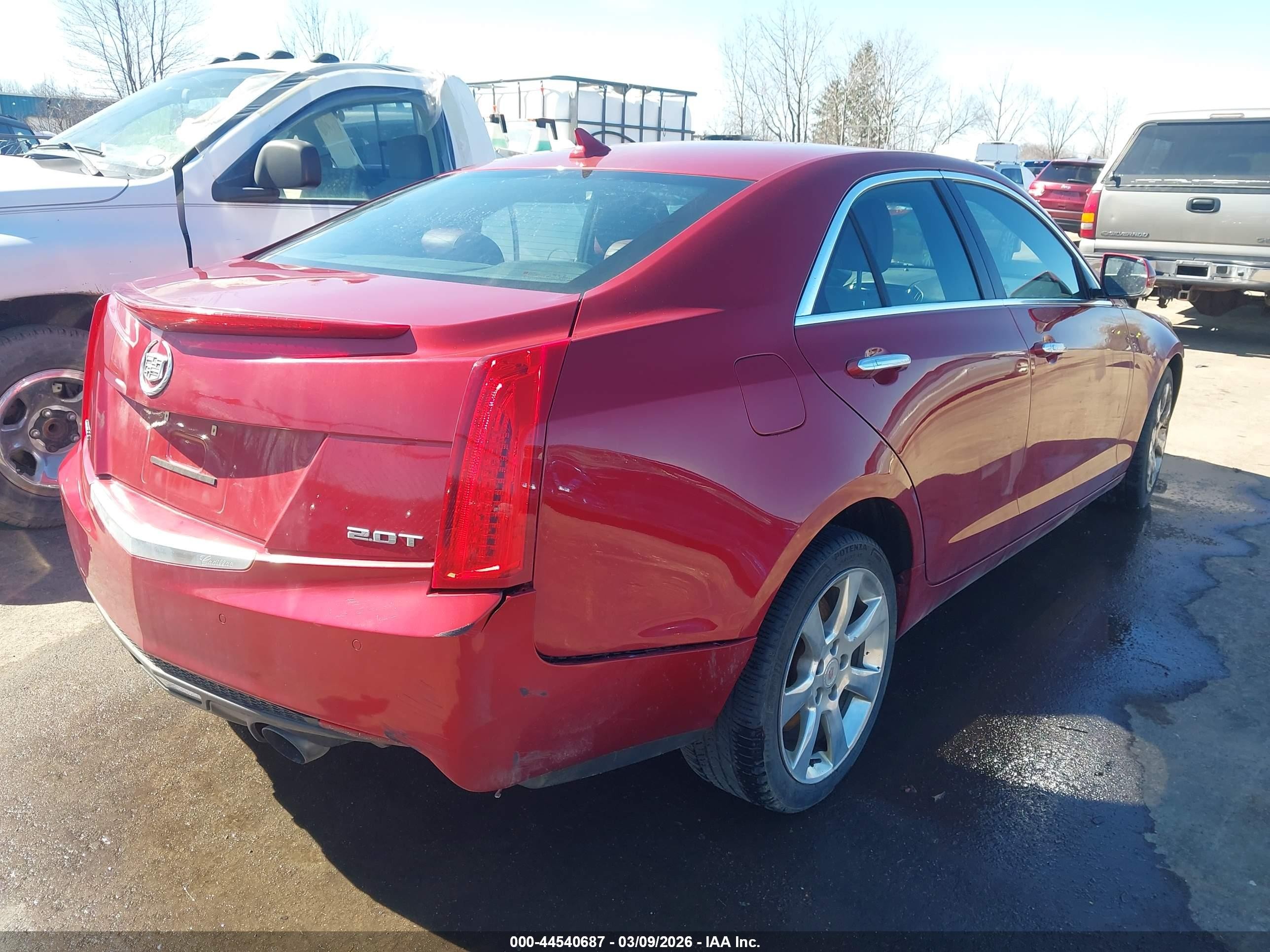 2014 Cadillac Ats Luxury Красный vin: 1G6AH5RX2E0115445
