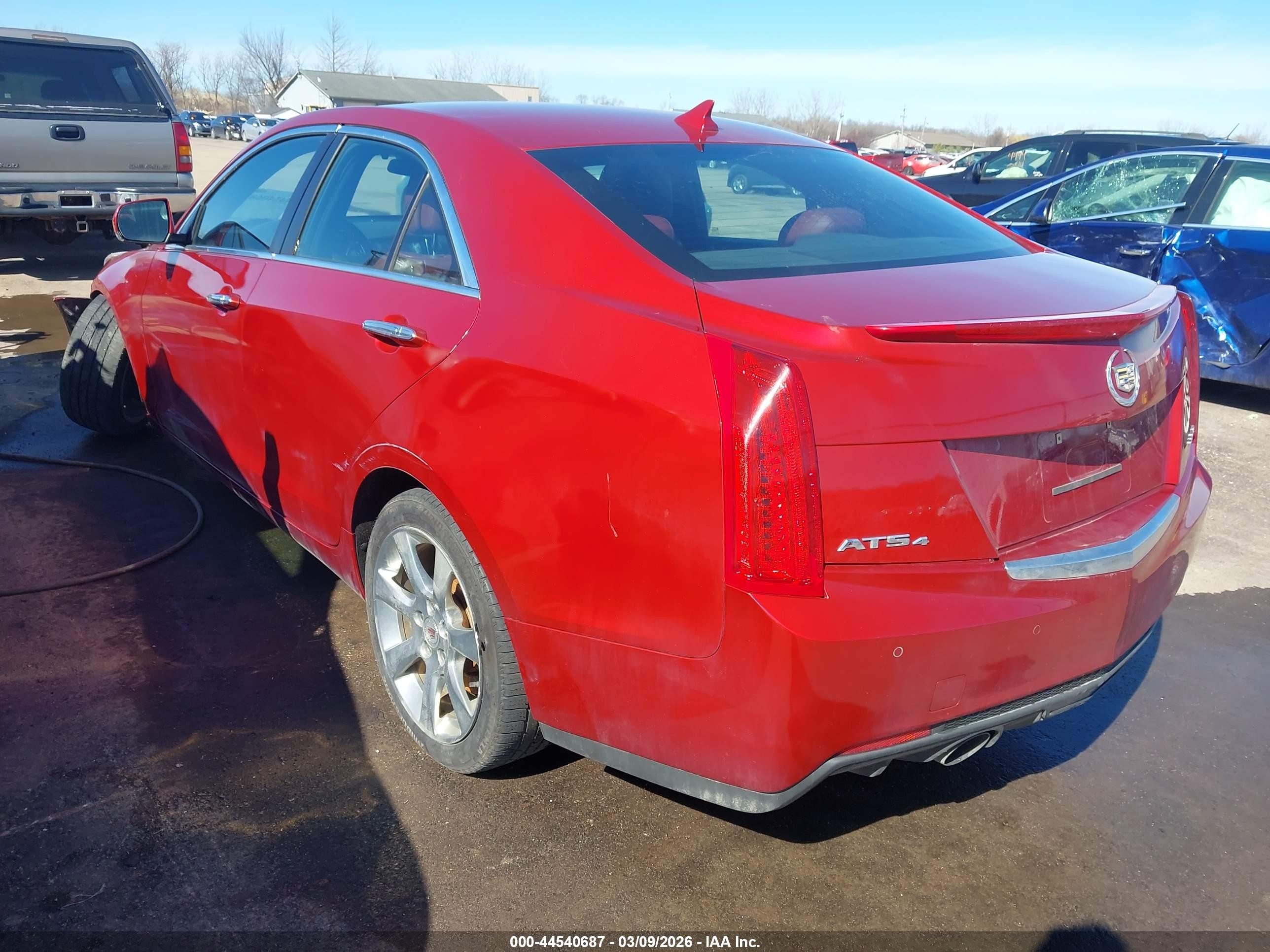 2014 Cadillac Ats Luxury Красный vin: 1G6AH5RX2E0115445