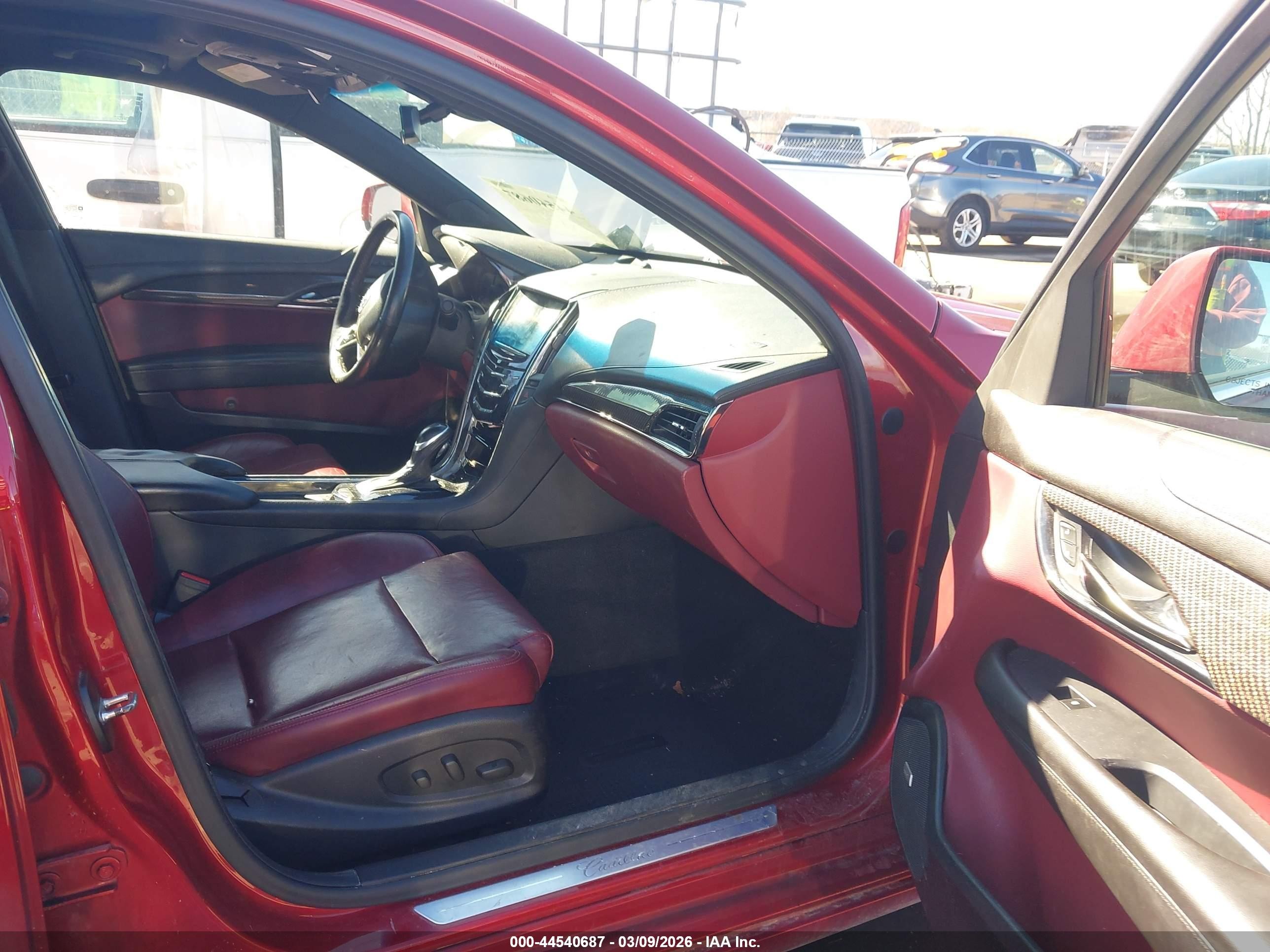 2014 Cadillac Ats Luxury Красный vin: 1G6AH5RX2E0115445