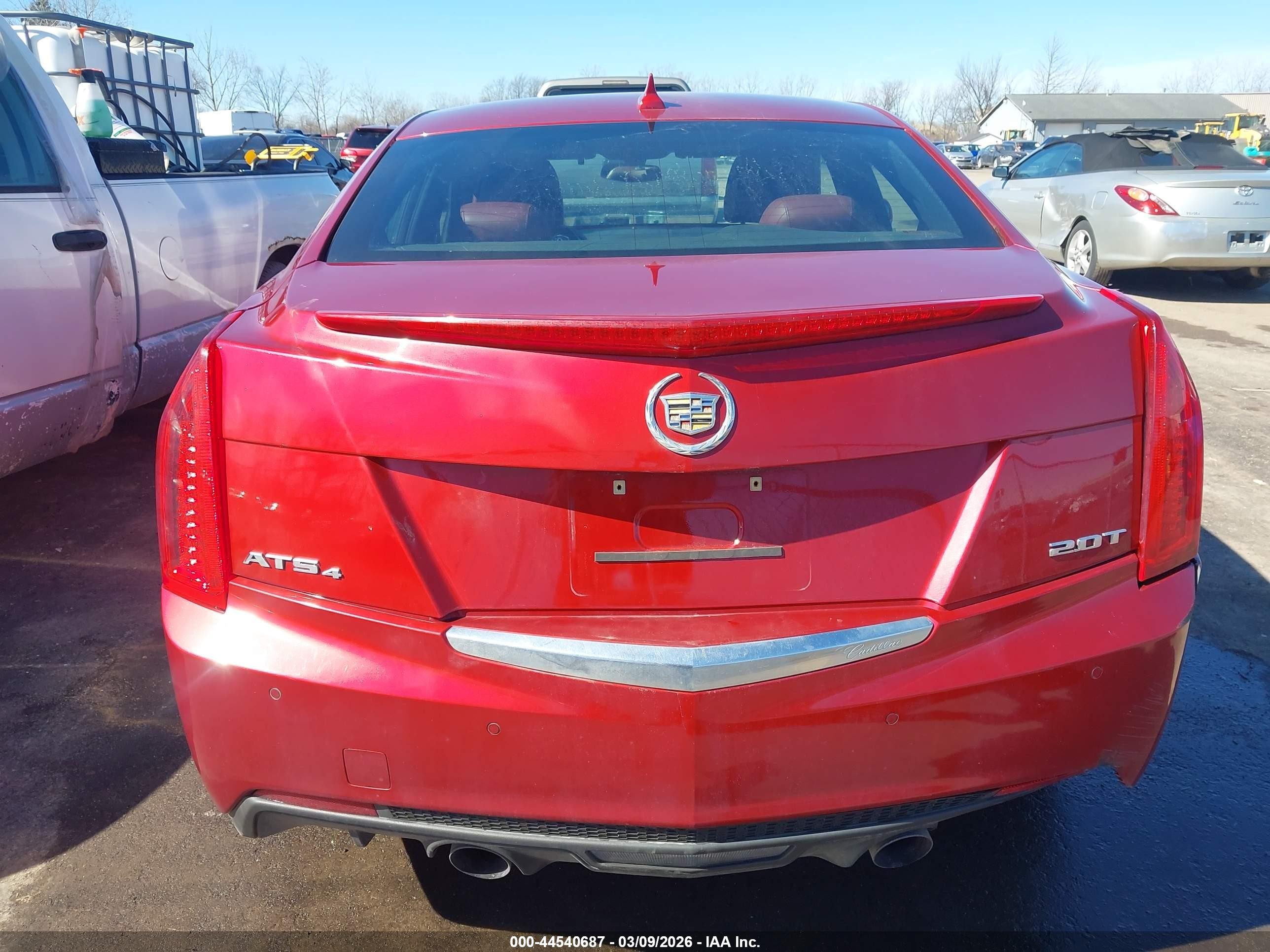 2014 Cadillac Ats Luxury Красный vin: 1G6AH5RX2E0115445