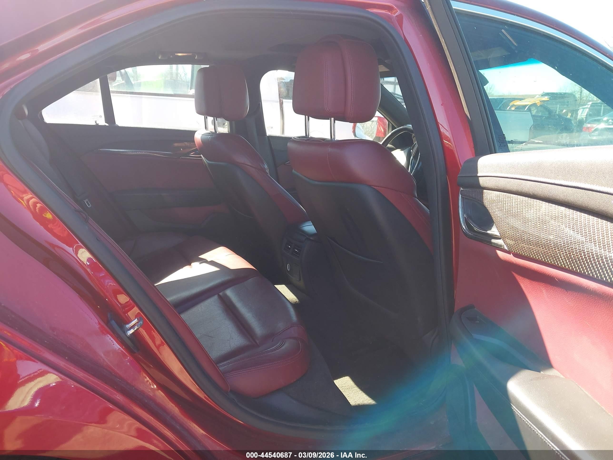 2014 Cadillac Ats Luxury Красный vin: 1G6AH5RX2E0115445