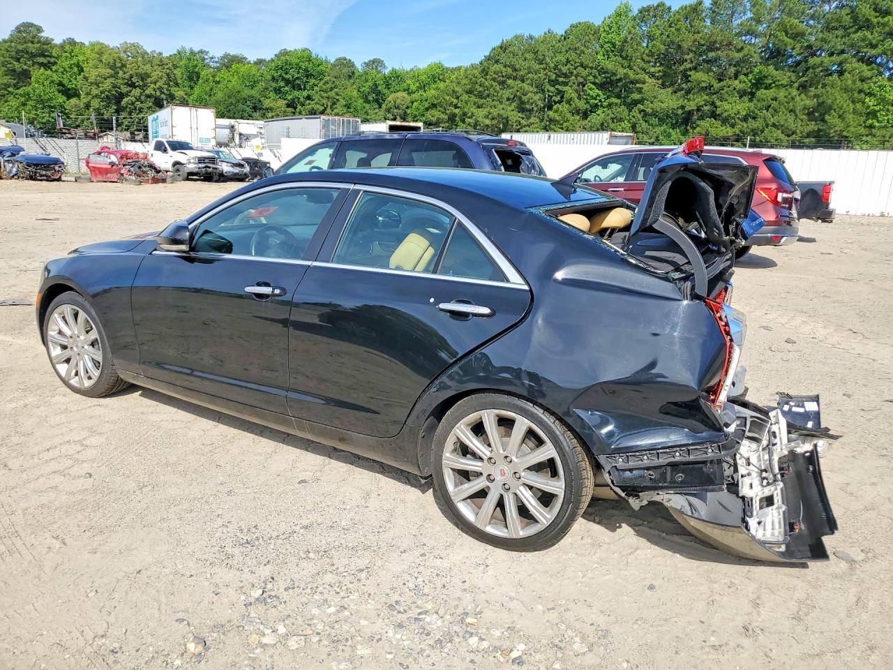 2014 Cadillac Ats Luxury Black vin: 1G6AH5RX2E0189481