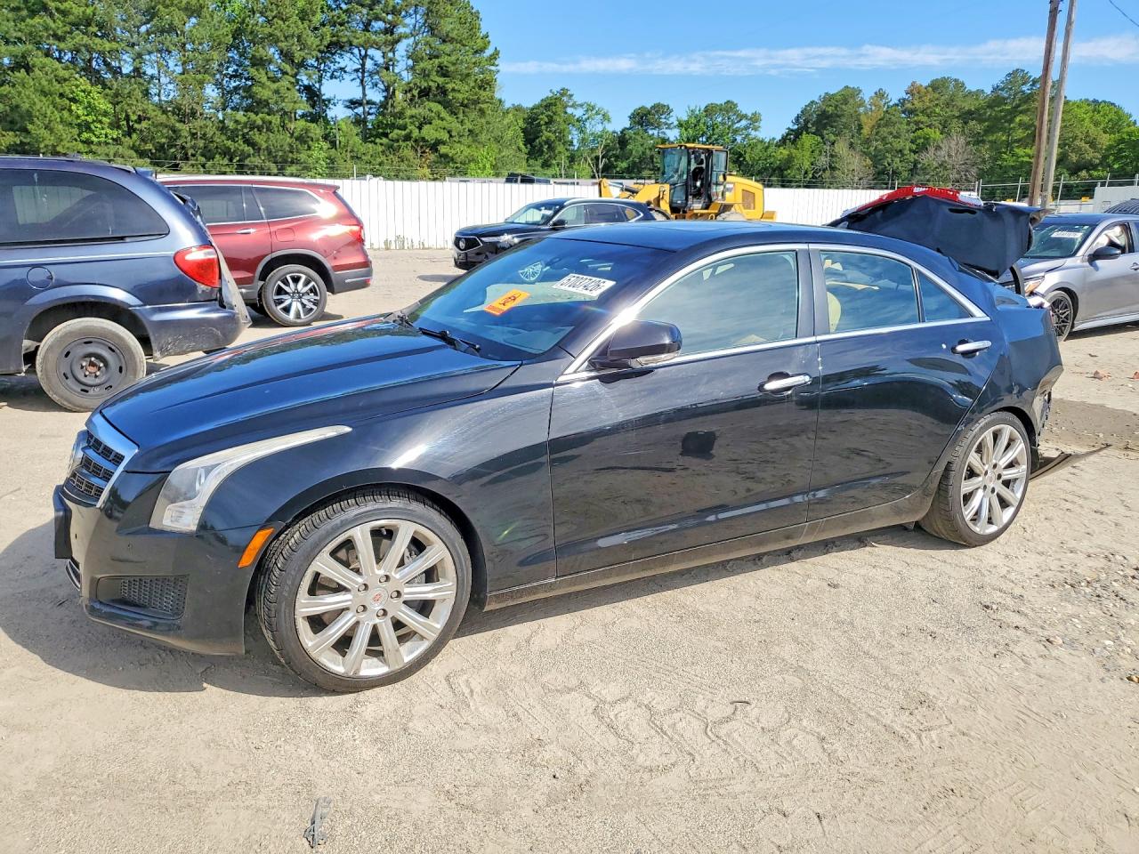 2014 Cadillac Ats Luxury Black vin: 1G6AH5RX2E0189481