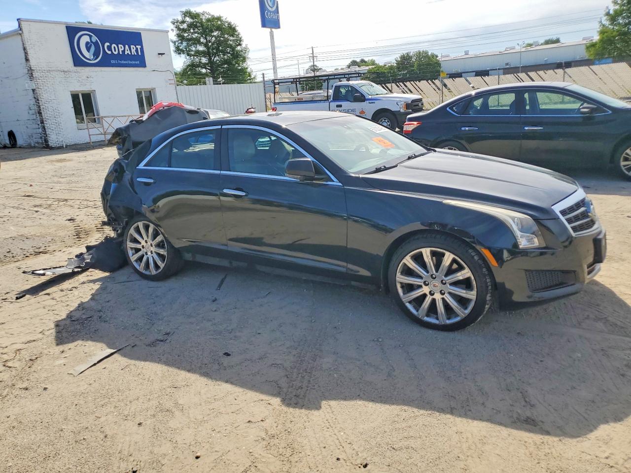 2014 Cadillac Ats Luxury Black vin: 1G6AH5RX2E0189481
