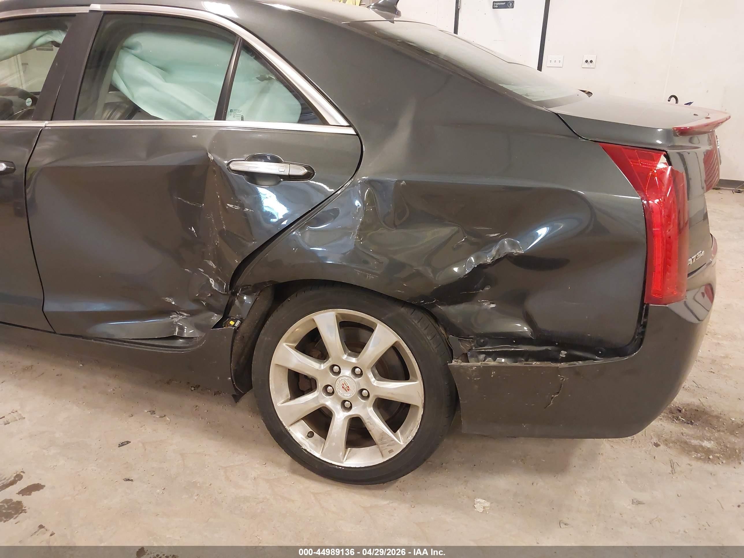 2014 Cadillac Ats Luxury Gray vin: 1G6AH5RX2E0194180