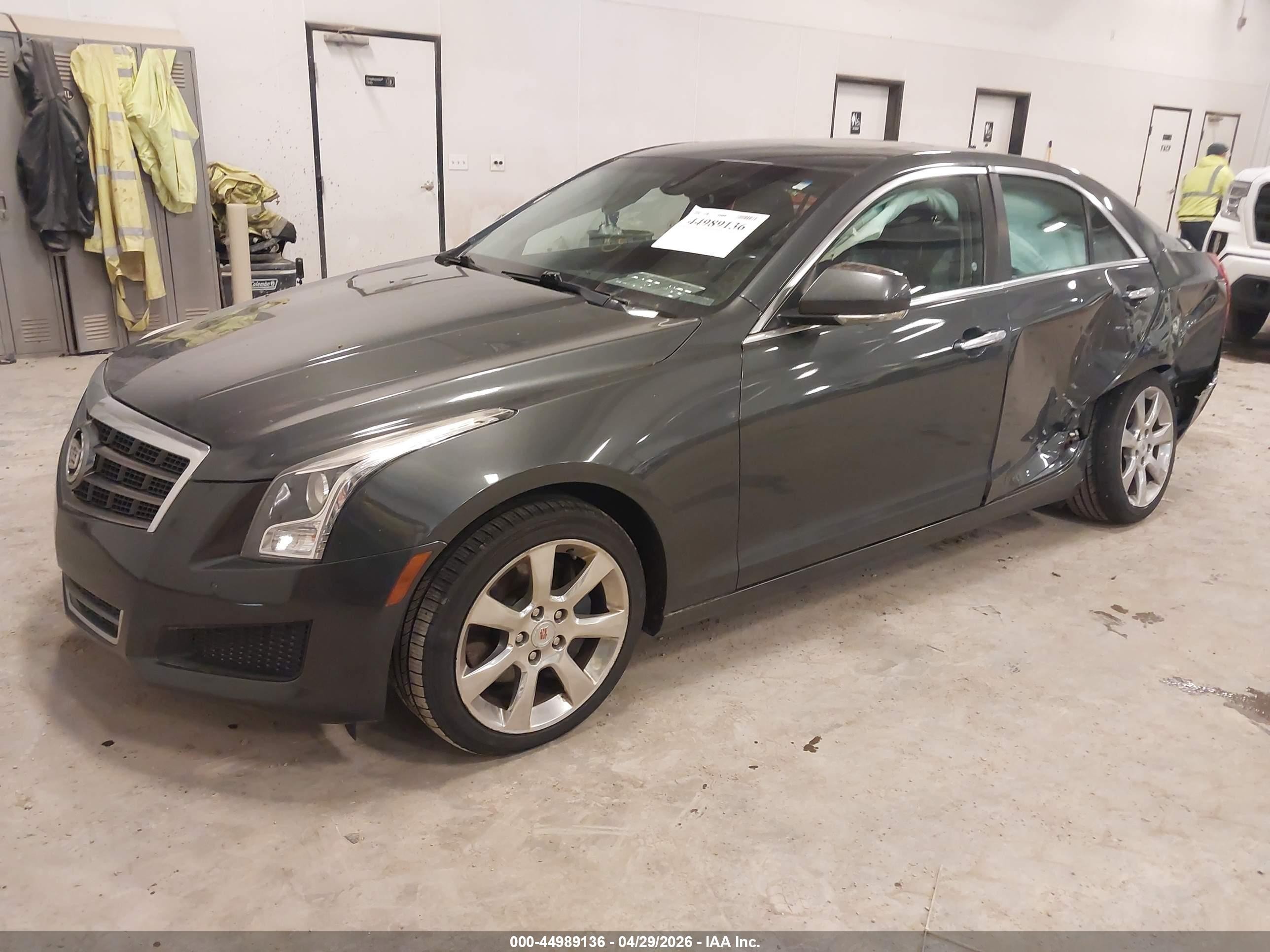 2014 Cadillac Ats Luxury Gray vin: 1G6AH5RX2E0194180
